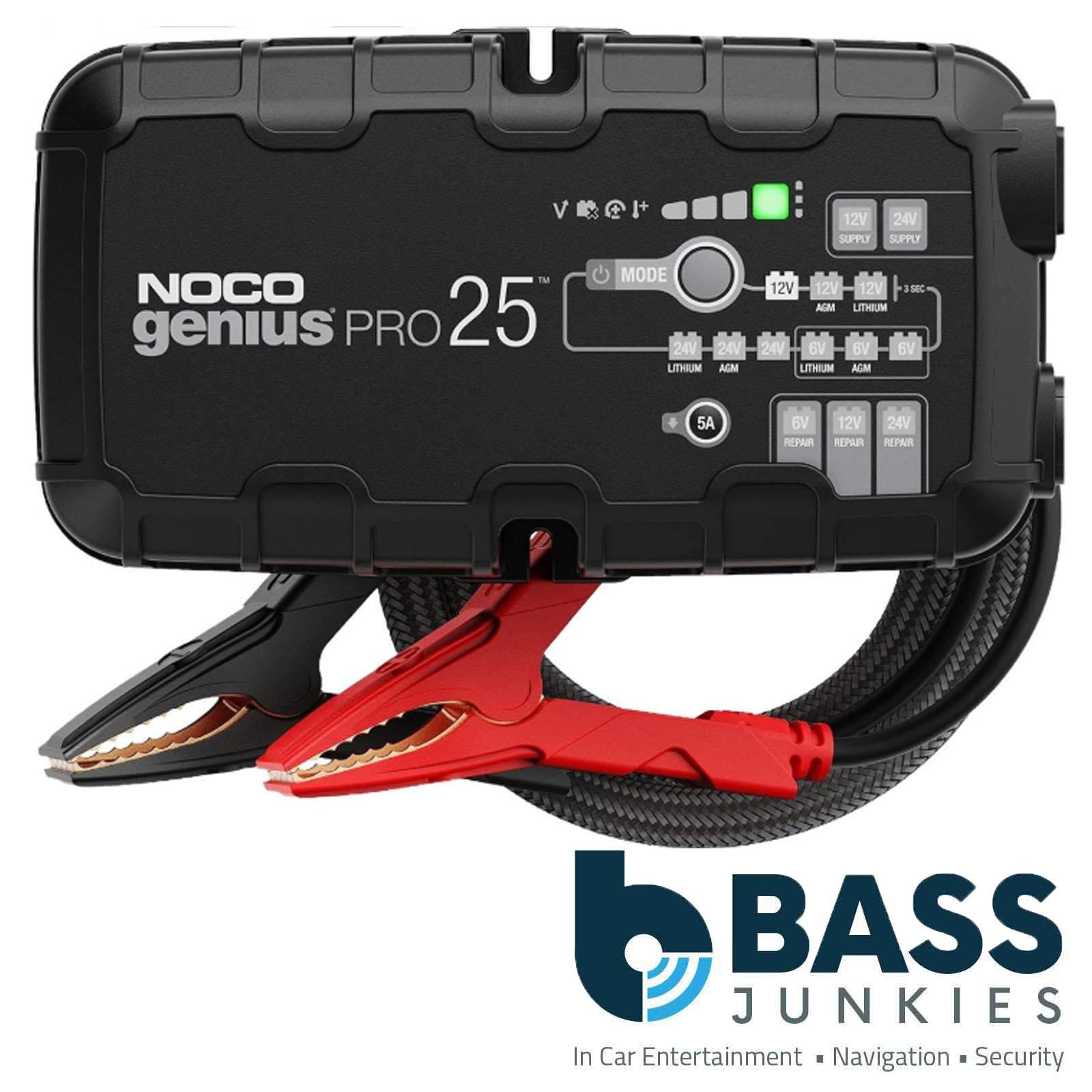 NOCO GENIUSPRO25 - 25A Smart Battery Charger 6V 12V 24V Lithium AGM EFB Gel