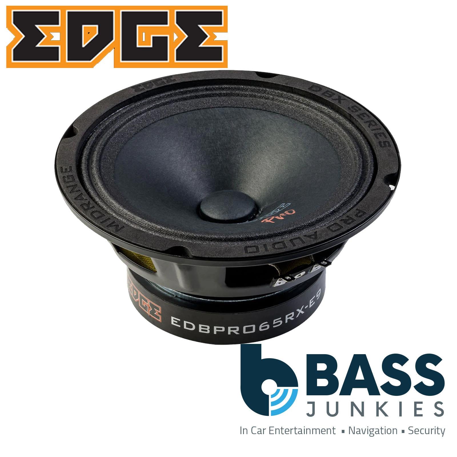 EDGE EDBPRO65RX-E9 Pro Audio Car Midwoofer 6.5" 260w Peak, 130w RMS - Pair