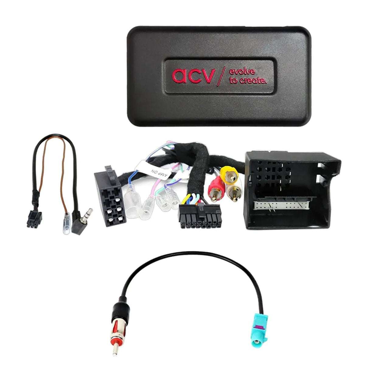 For Porsche Cayenne 2009 On 9" Android Fascia & CAN Bus MOST Amplified Fitting Kit