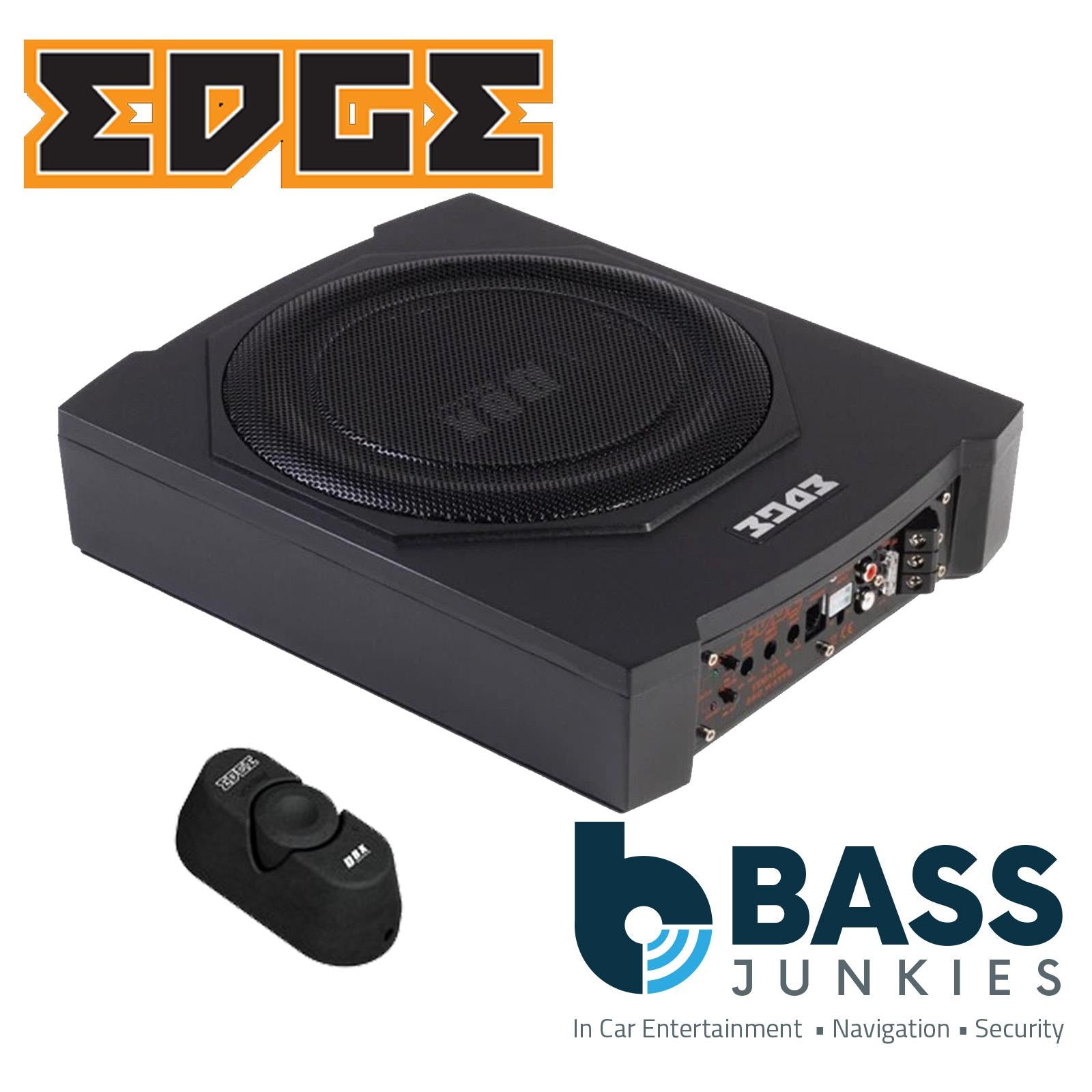 Edge EDBX10A-E0 - 360 Watts 10" Slim Underseat Active Subwoofer Car Bass Box
