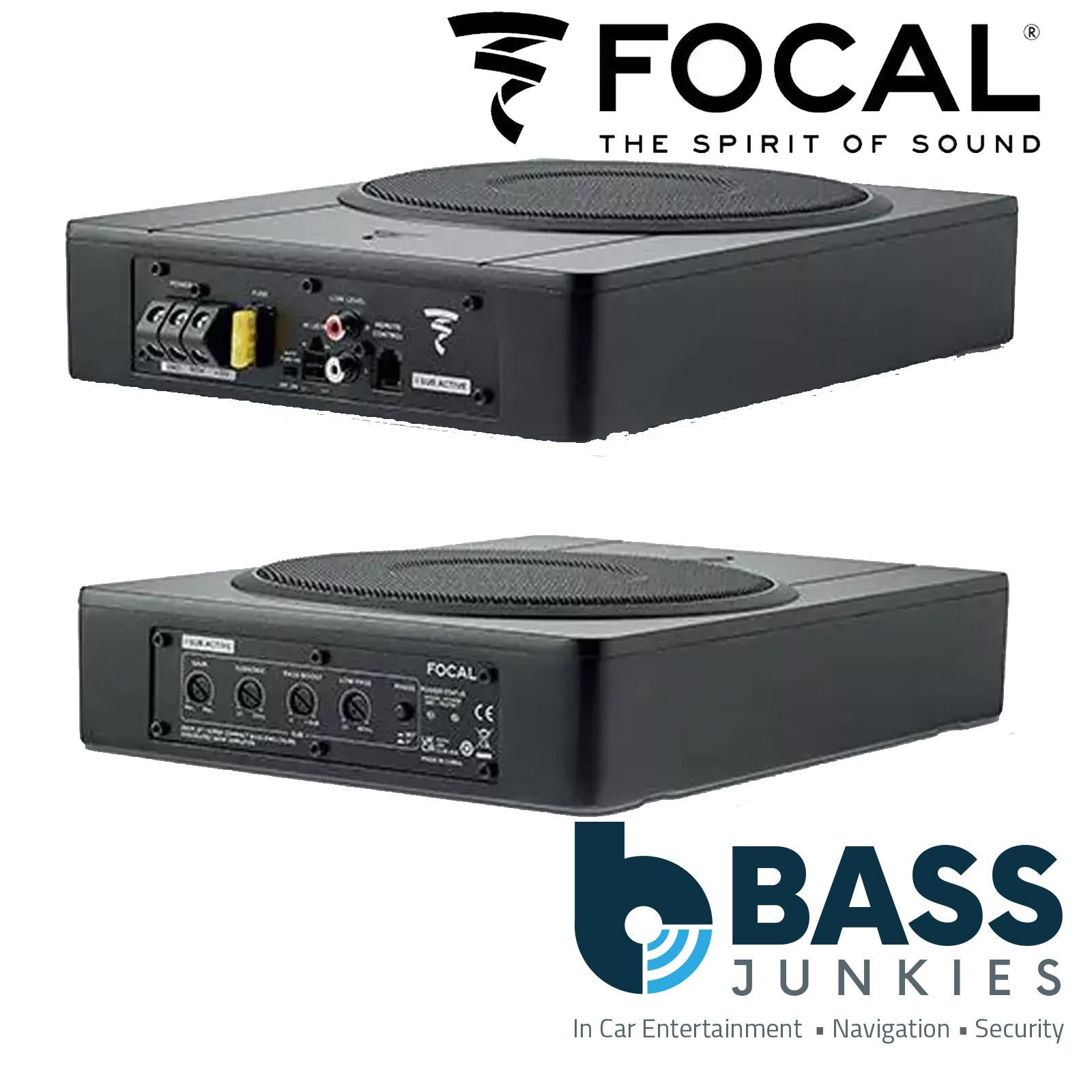 Focal IBUS2.1 - INTEGRATION 8" 150 Watts Amplified Active Underseat Sub Enclosure + 2 x 110 Watts Built In Amp