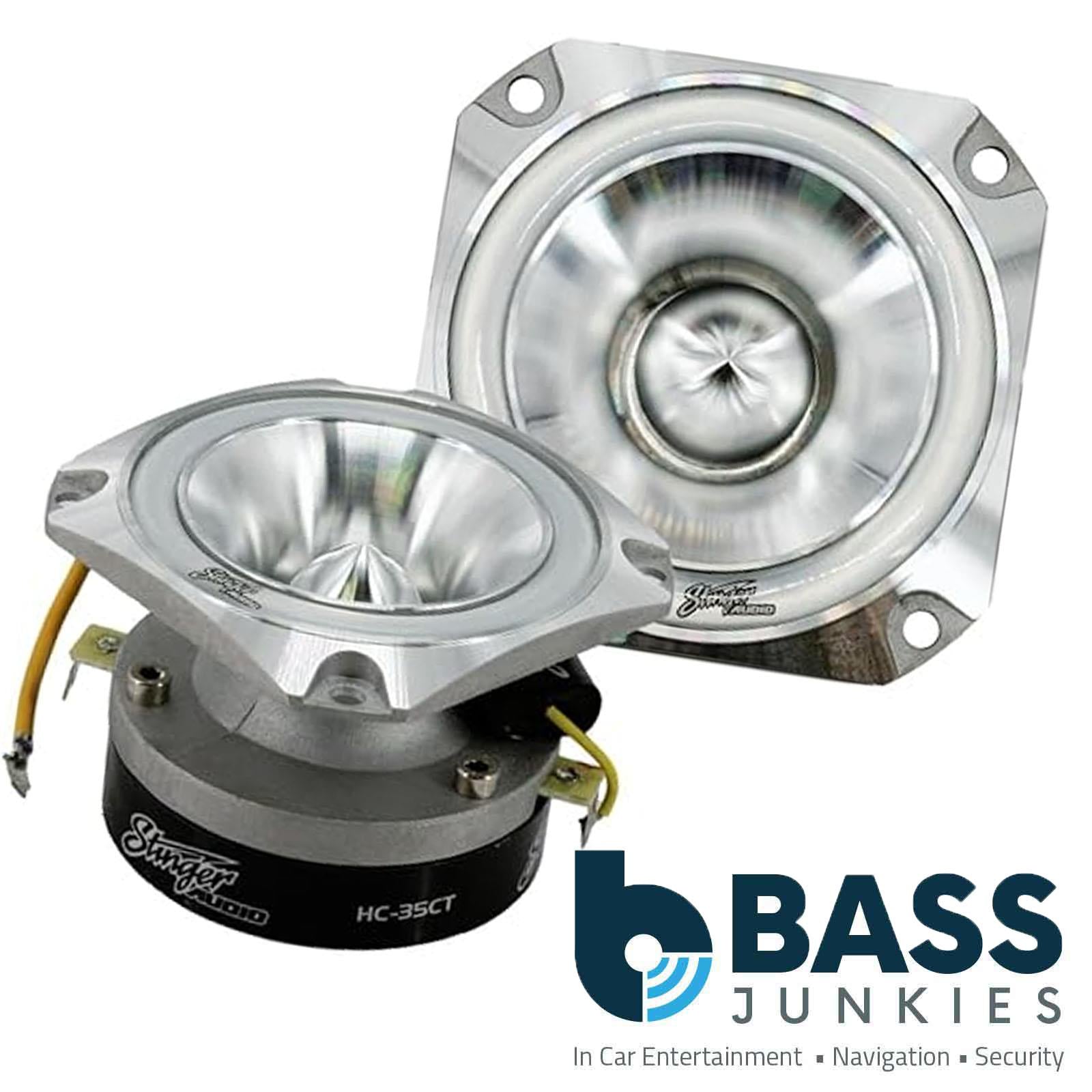 Stinger HC-35CT - 3.5" 250 Watts High-Fidelity Car Audio Compression Bullet Tweeters