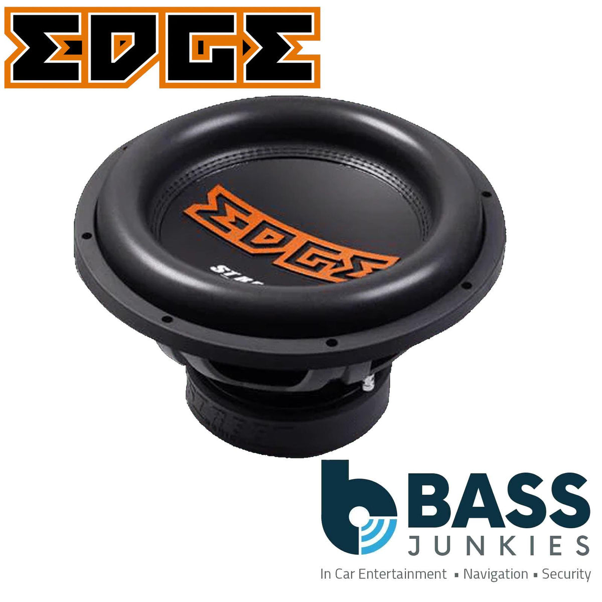 EDGE Street Series EDS15D2-E3 - 15 inch 3700 Watts Bass Car Audio Subwoofer