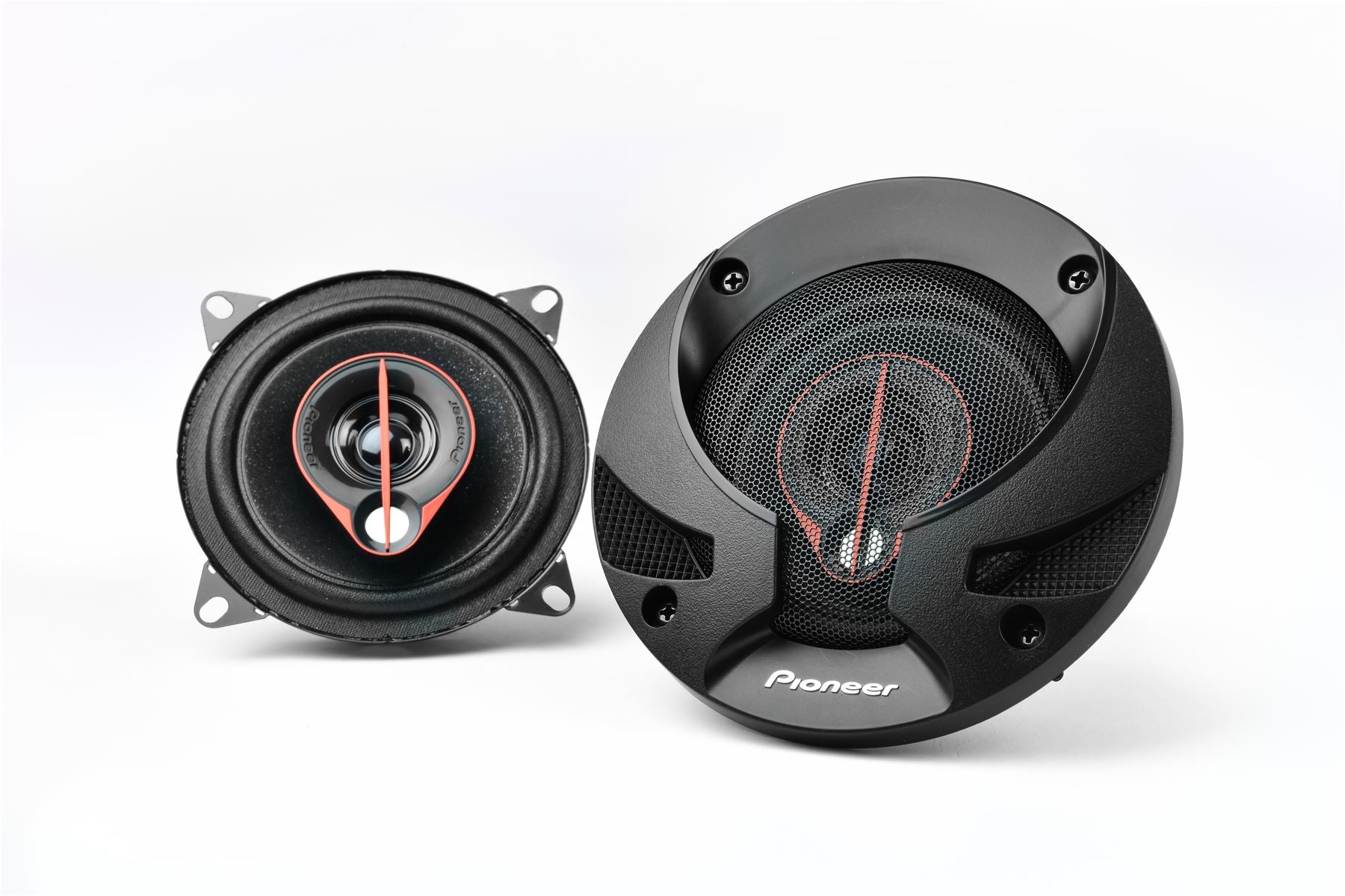 Pioneer 3 Way 4" 420W Coaxial Speakers with Brackets for Vauxhall Zafira 1999-05