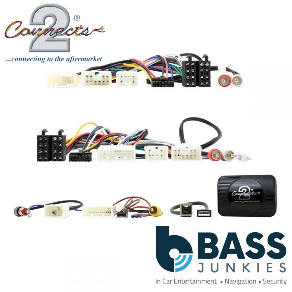 Connects2 CTSTY008.2 Toyota Avensis Corolla RAV4 4Runner Previa Landcruiser Prius Hilux Car Stereo Radio Steering Wheel Interface Stalk Control