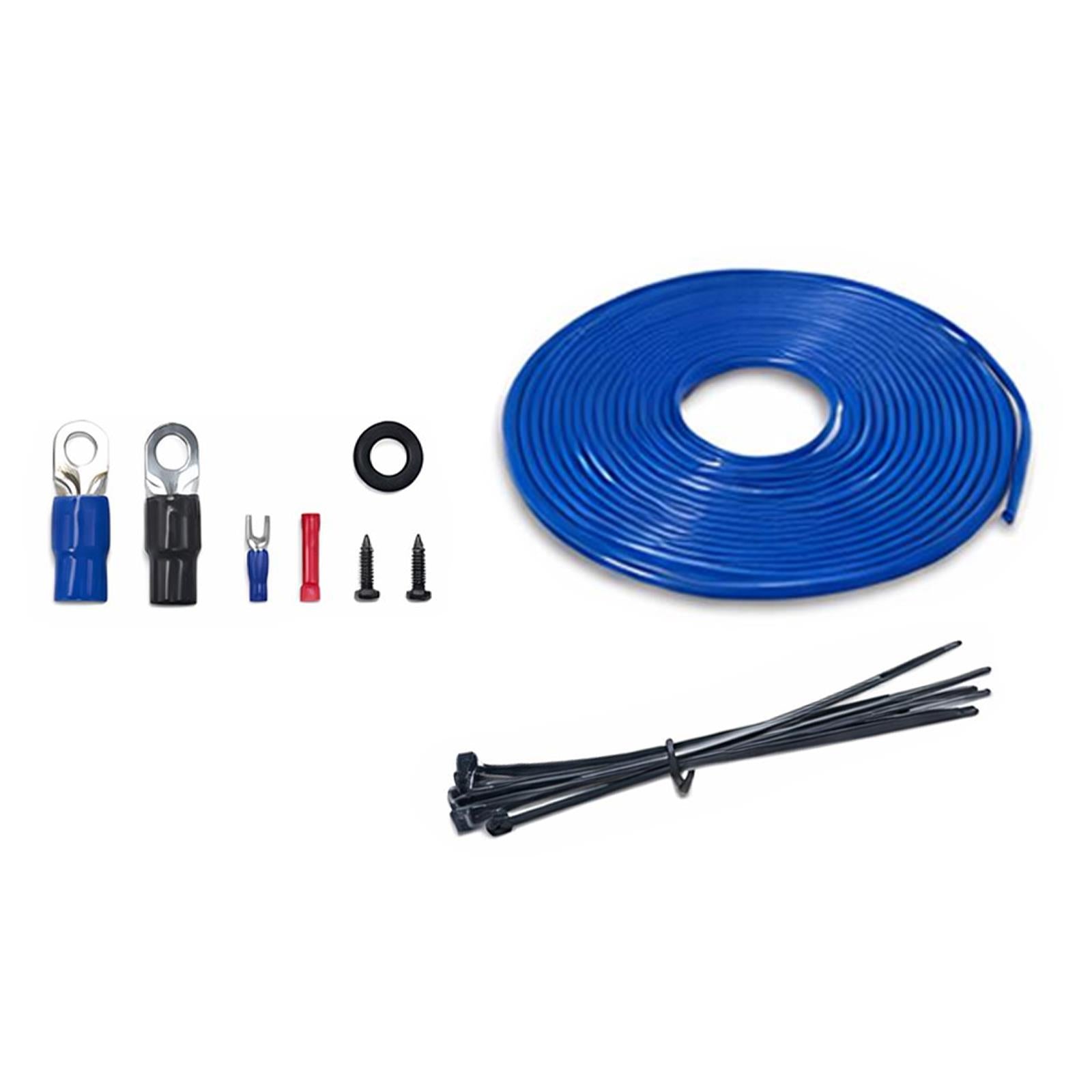 Recoil RCK0 - 0 AWG 2000 Watts Complete Car Subwoofer Amplifier Wiring Kit