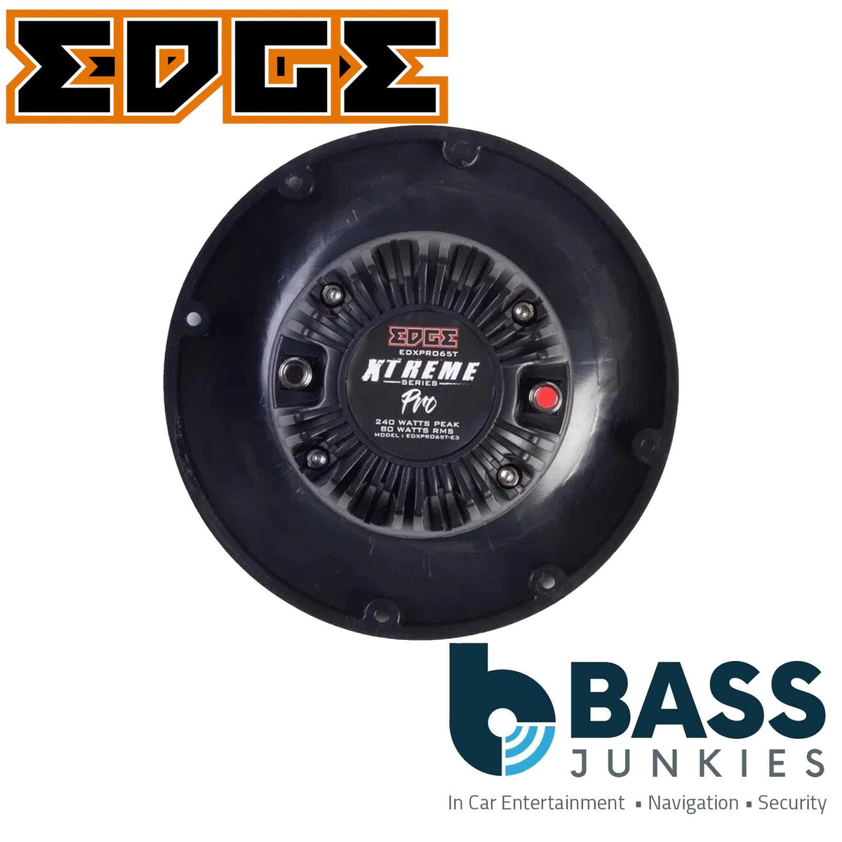 EDGE Xtreme Series EDXPRO65T-E3 - 6.5 inch 240 Watts Pro Audio Single Car Tweeter