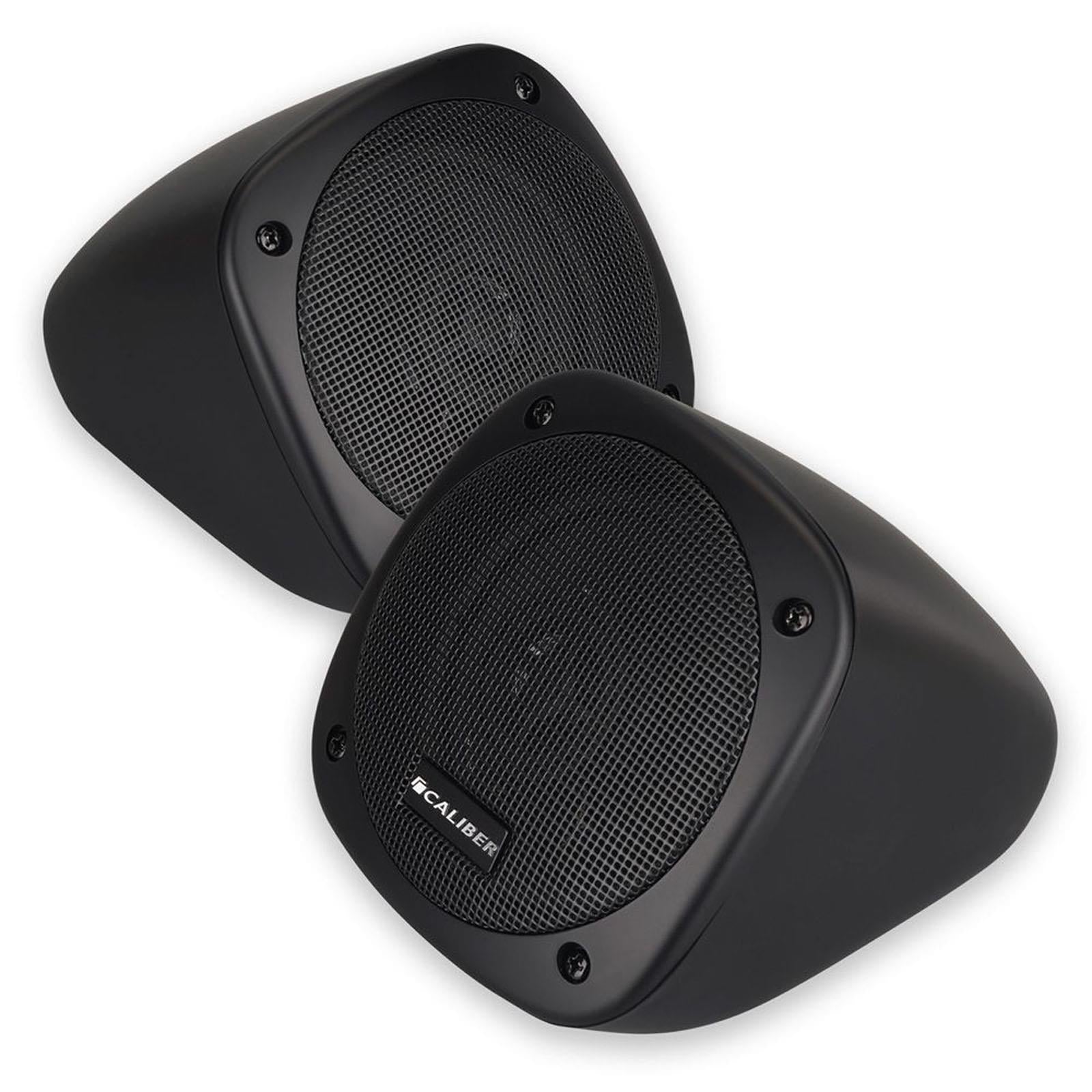 Caliber CSB1 - 3.5" 160W 2-Way Speaker Box Surface Mount Speakers Pair