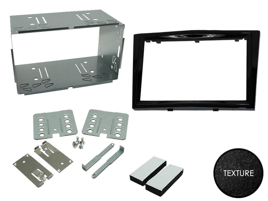 Grundig 6.8" Apple Android Double Din Stereo Fitting Kit + Steering Wheel Stalk Controls to fit Vauxhall Corsa 2009-14