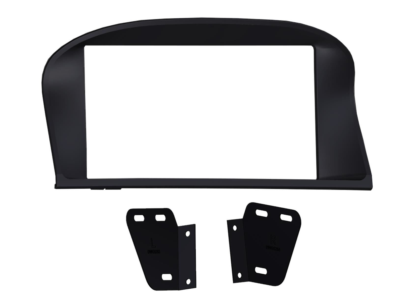 Grundig 6.8" Apple Android Double Din Stereo Fitting Kit + Steering Wheel Stalk Controls to fit Volvo V70 2012-16 | Volvo XC70 2012-16