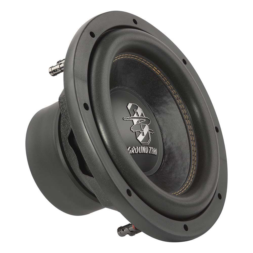 Ground Zero GZRW 10D4 - 25 cm / 10" Subwoofer - 2 x 2/4 ohm 2.5" voicecoil - 600 WRMS