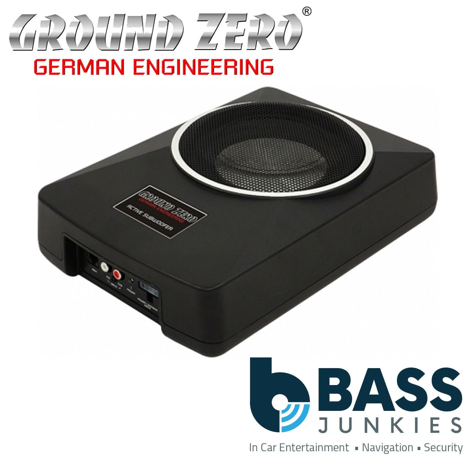 Ground Zero GZUB 600XACTII - 6" Inch 16cm Active Underseat bass Enclosure Car Subwoofer