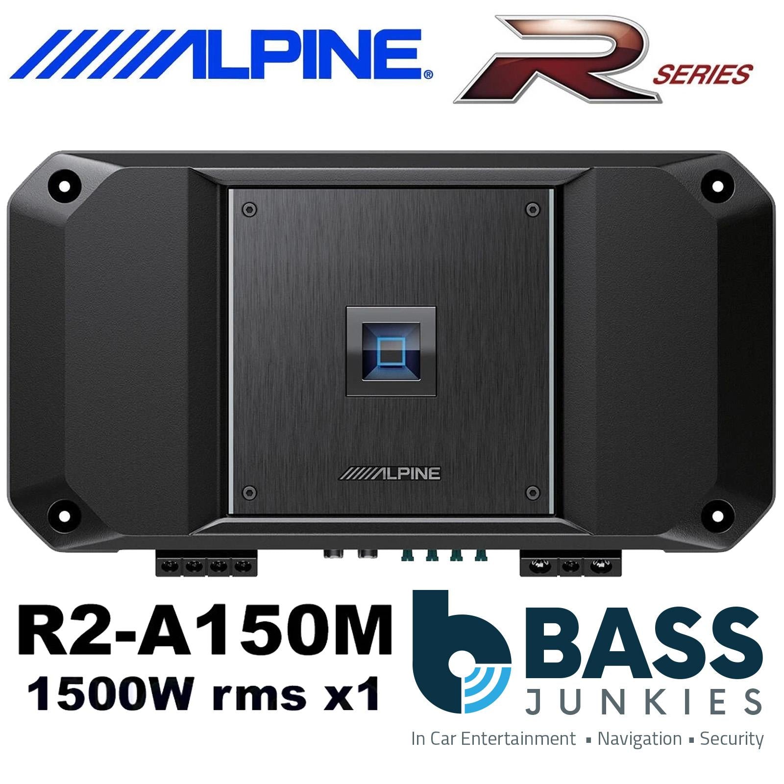 Alpine R2-A150M - R-Series 1500 Watts Hi-Res Mono Car Subwoofer Amp Amplifier