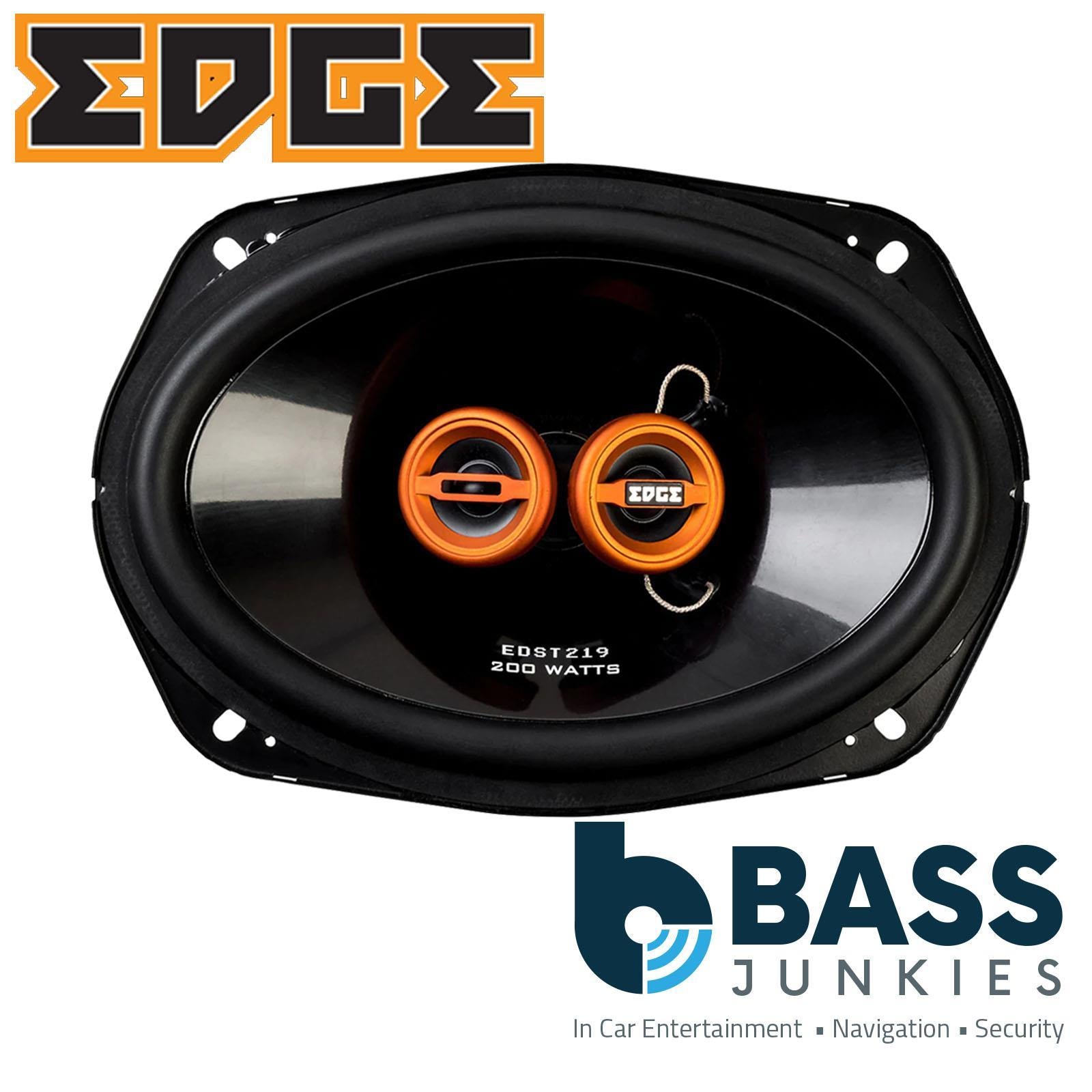 Edge ED209-E2 6"x9" Inch 600 Watts 3 Way Tri-axial Car Van Speakers