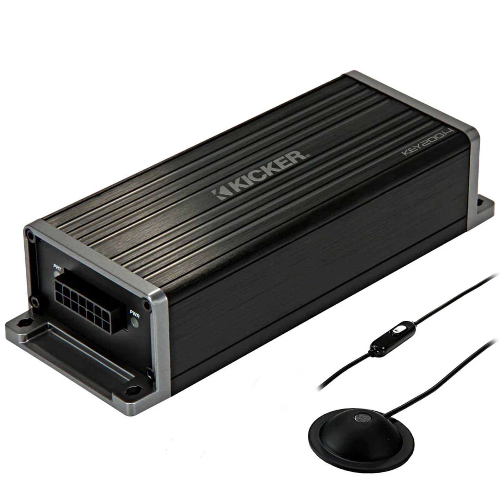 Kicker 47KEY200.4 - 200 Watts 4 Channel Smart DSP Amp Amplifier
