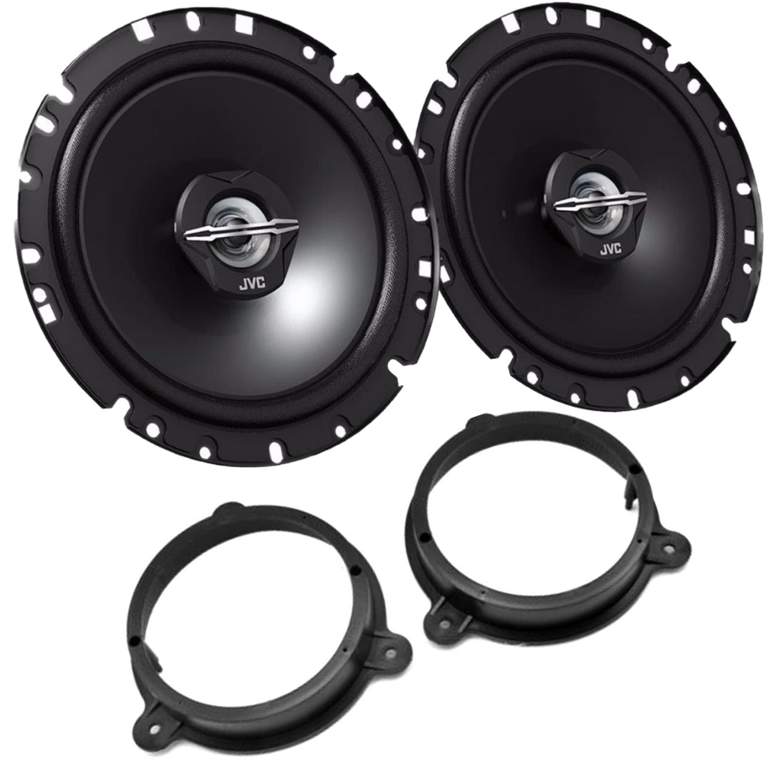 Renault Laguna 10-14 JVC 17cm 6.5 Inch 600 Watts 2 Way Front Door Car Speakers
