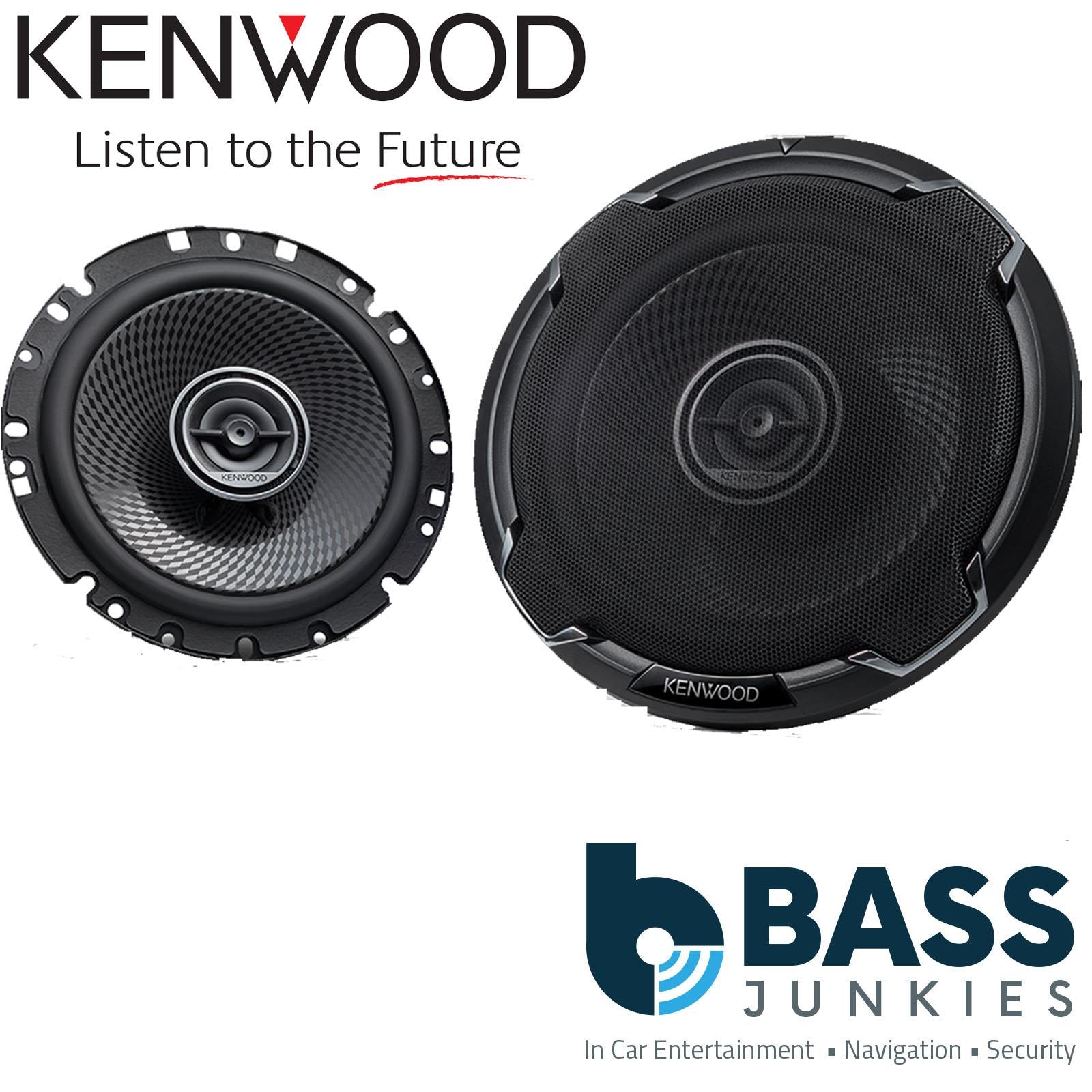 Mercedes C Class 07-14 Kenwood 17cm 6-1/2" 330 W 2 Way Front Door Car Speakers