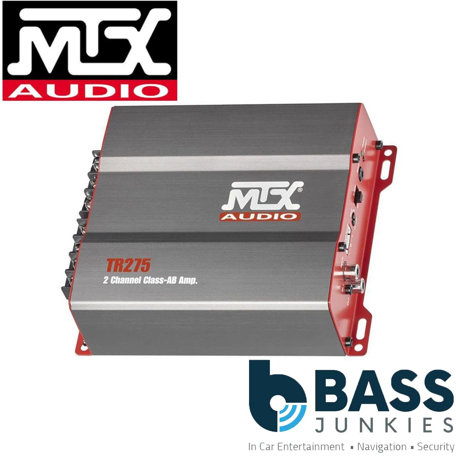 MTX Terminator TR275 - 220W 2-Channel Class A/B Full Range Car Amplifier