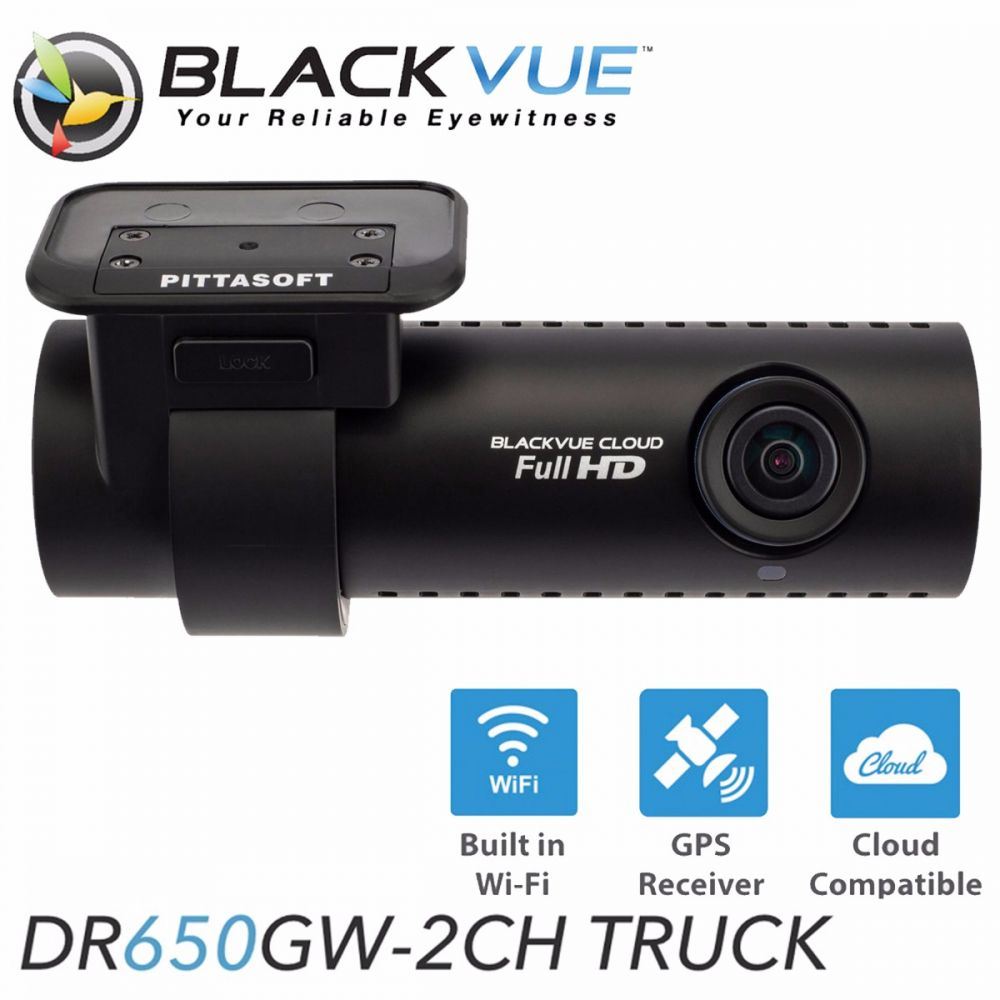 BLACKVUE DR650S 2CH TRUCK 32GB - Front & Rear Full HD Wi-Fi Car Dash Camera
