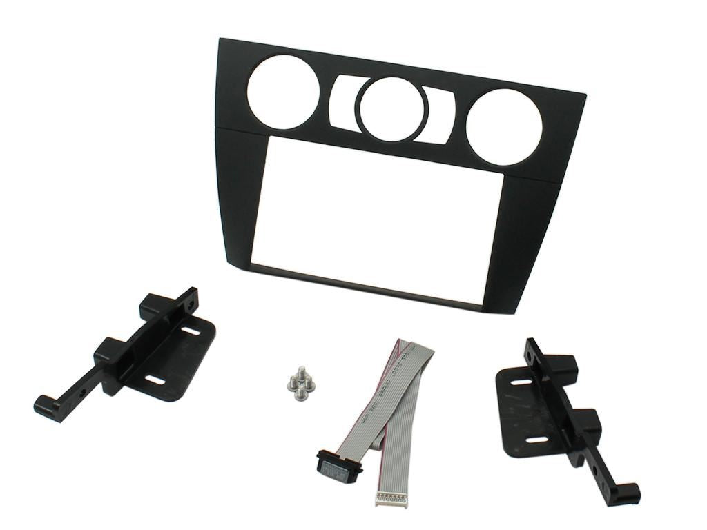 Connects2 CTKBM17 BMW 3 Series E90/ E91/E92/E93 Car Stereo Double Din Fascia & SWC Kit
