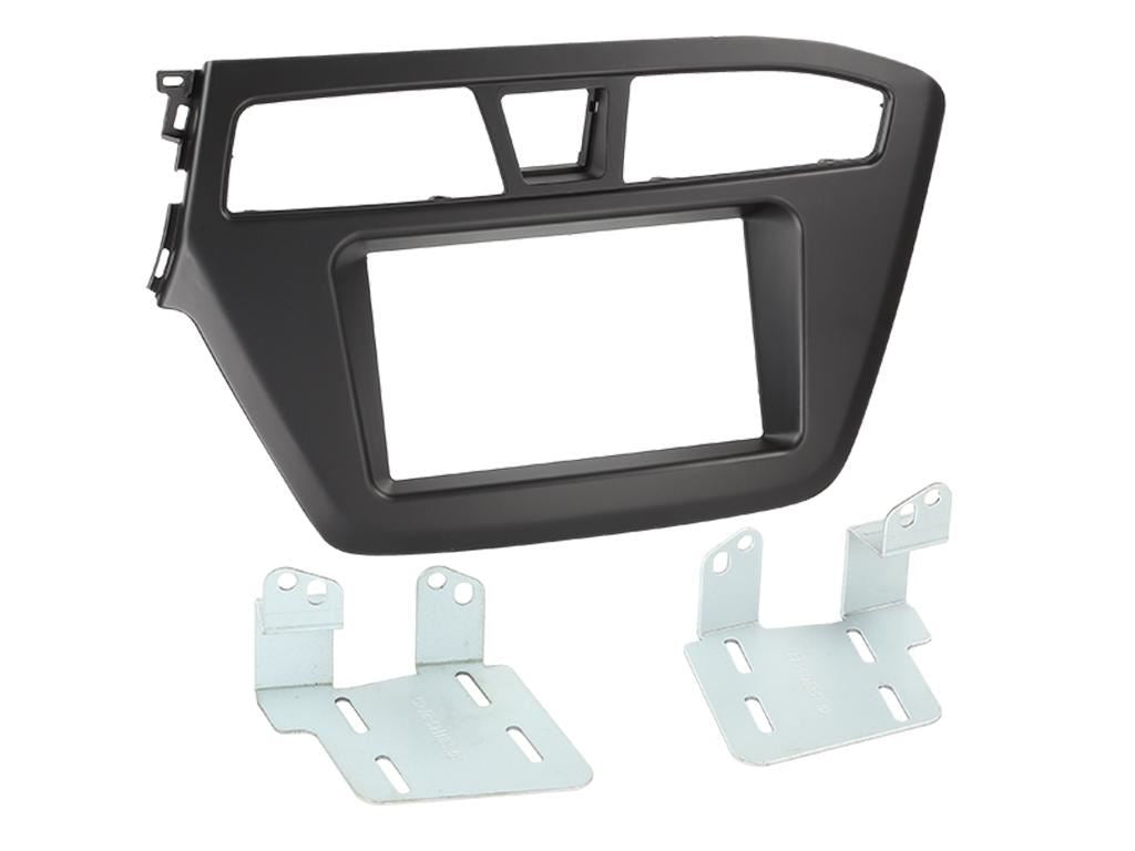 Grundig 6.8" Apple Android Double Din Stereo Fitting Kit + Steering Wheel Stalk Controls to fit Hyundai i20 2014-20