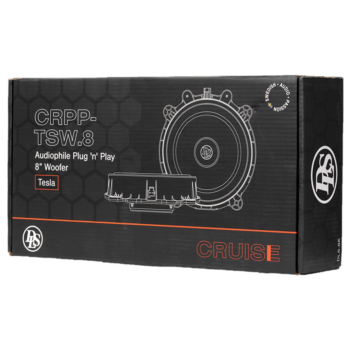 DLS CRPP-TSW.8 Tesla Model 3 Model Y 8" 480 Watts Front Door Car Woofer Kit