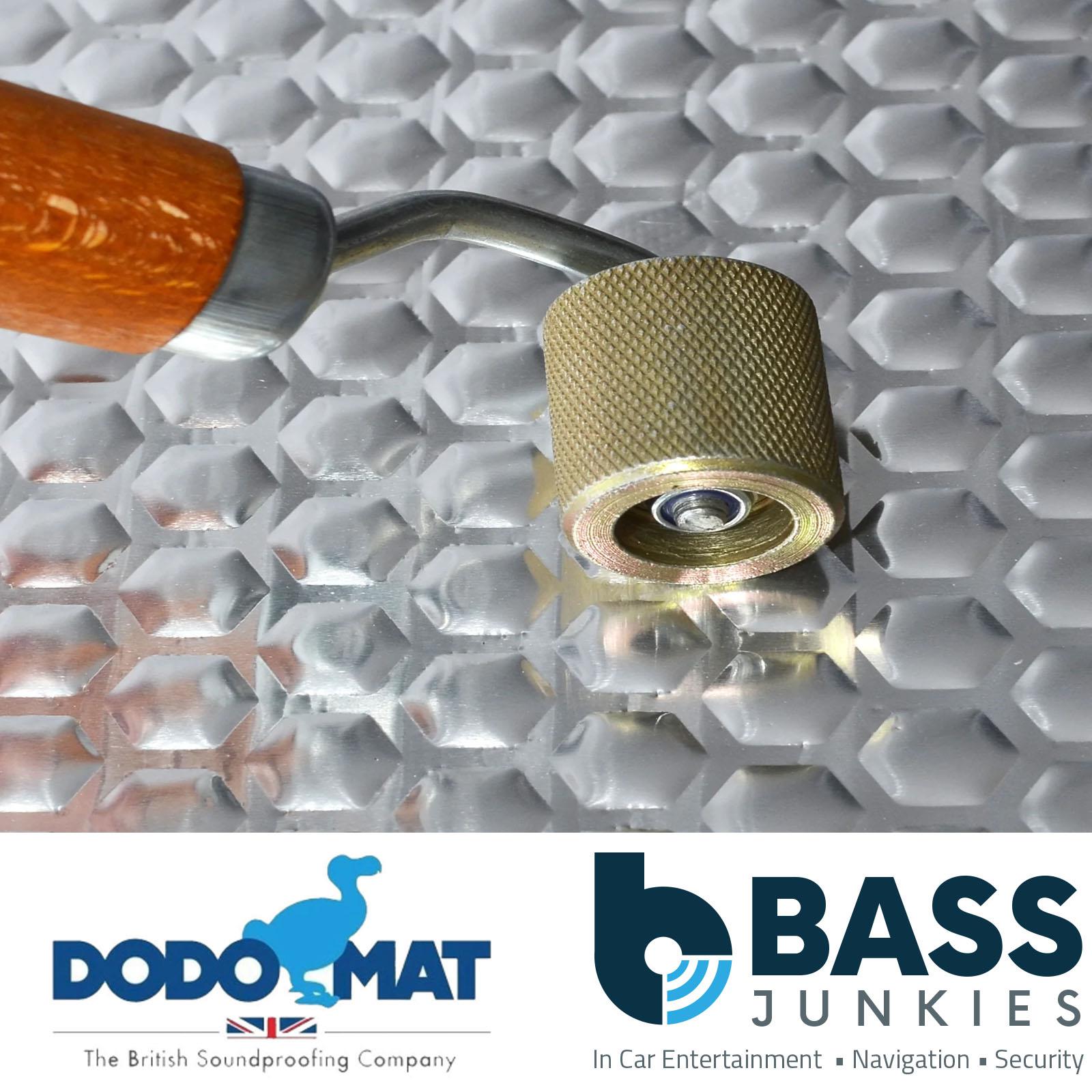 Dodo Pro Metal Roller - Heavy Duty Metal sound deadening mat Silent Coat Roller