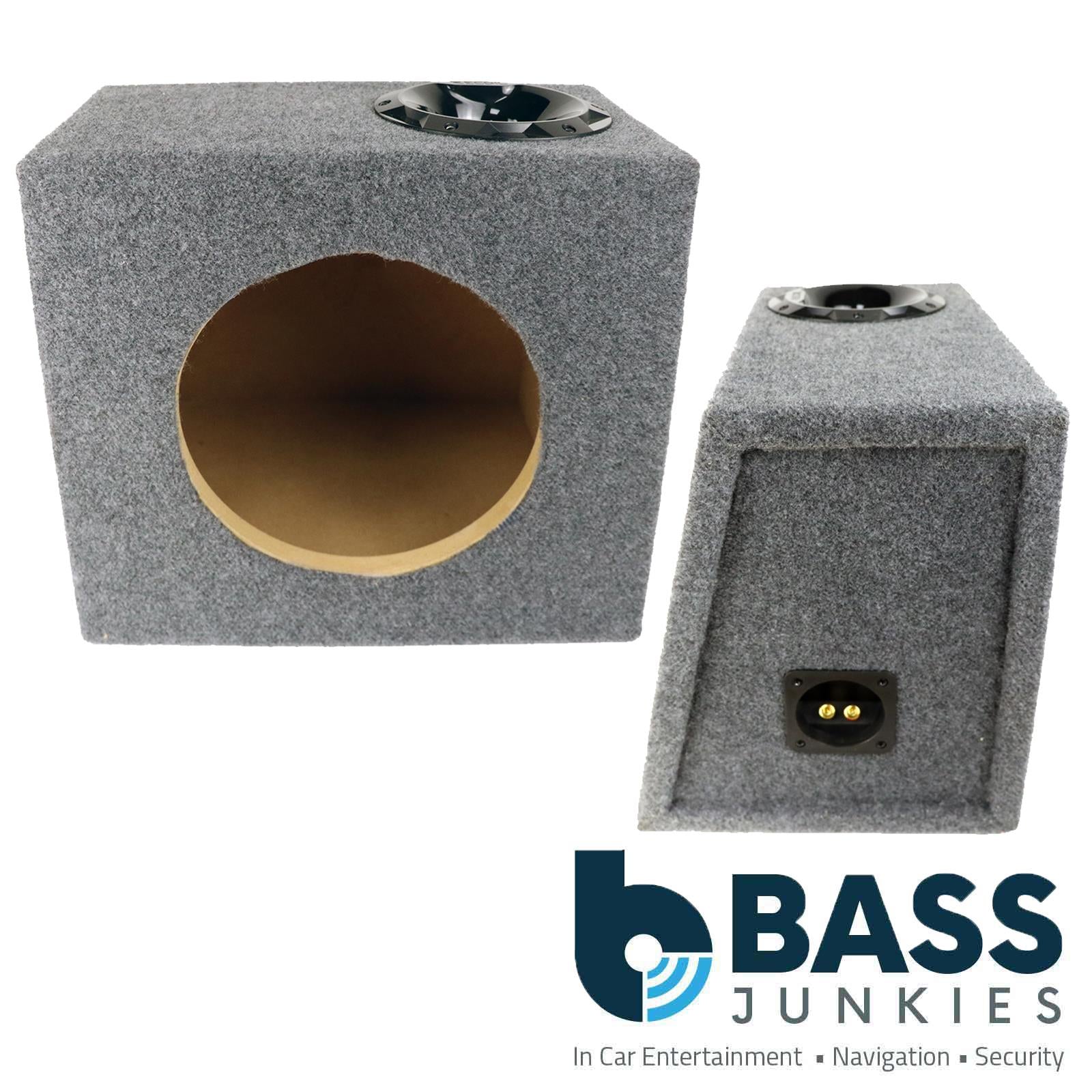 Recoil SUB10PG - Single 25cm 10" Inch Ported Grey Carpet Car Subwoofer Bass Box