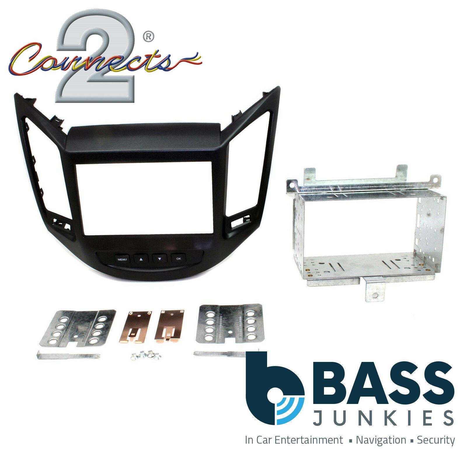 Connects2 CT23CV08 Chevrolet Orlando 2011 - 2014 Car Stereo Double Din Fascia Panel & Cage Kit