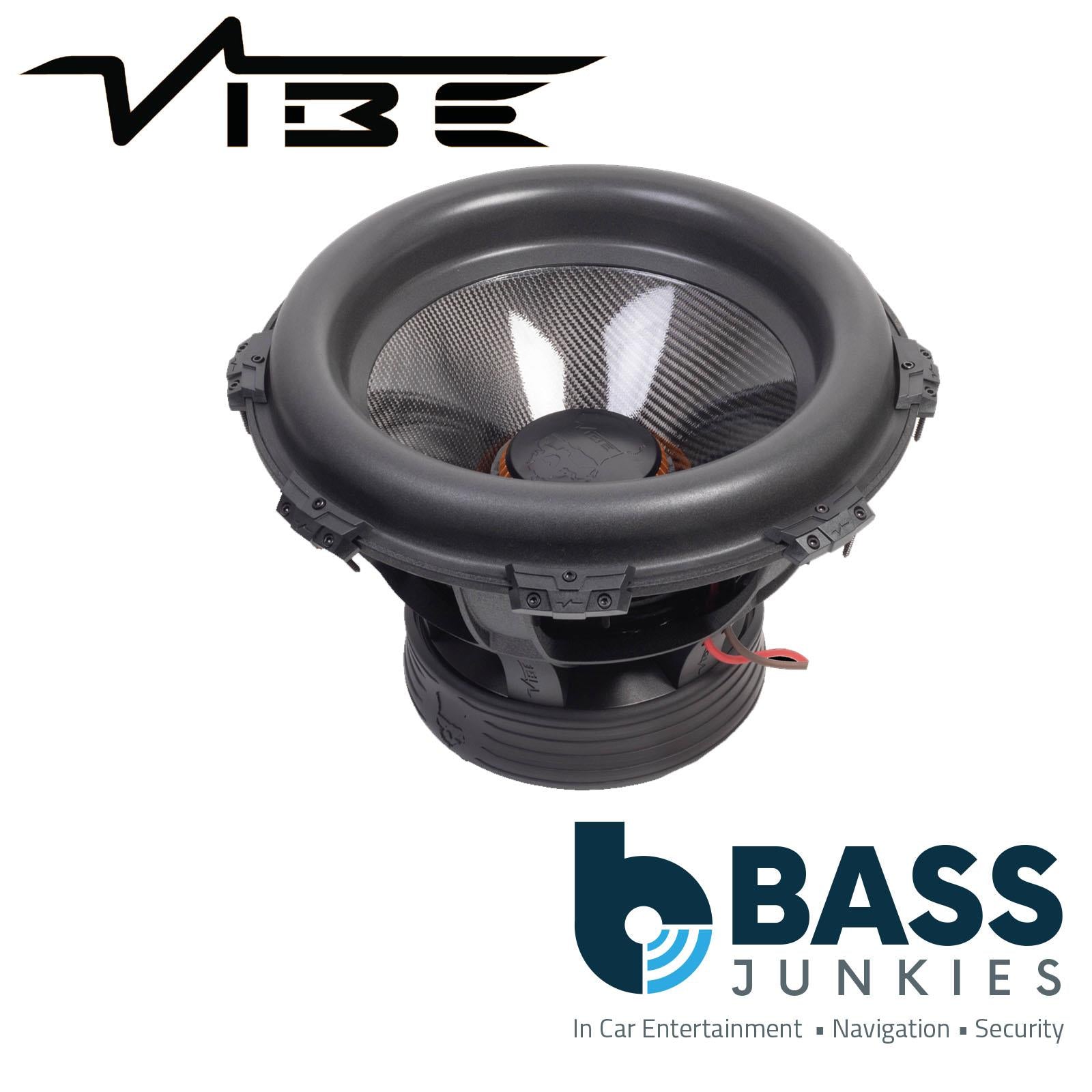 VIBE BDC18D1SPL-V4 Black Death 18 Inch 15000 Watts Max SPL Car Audio Subwoofer