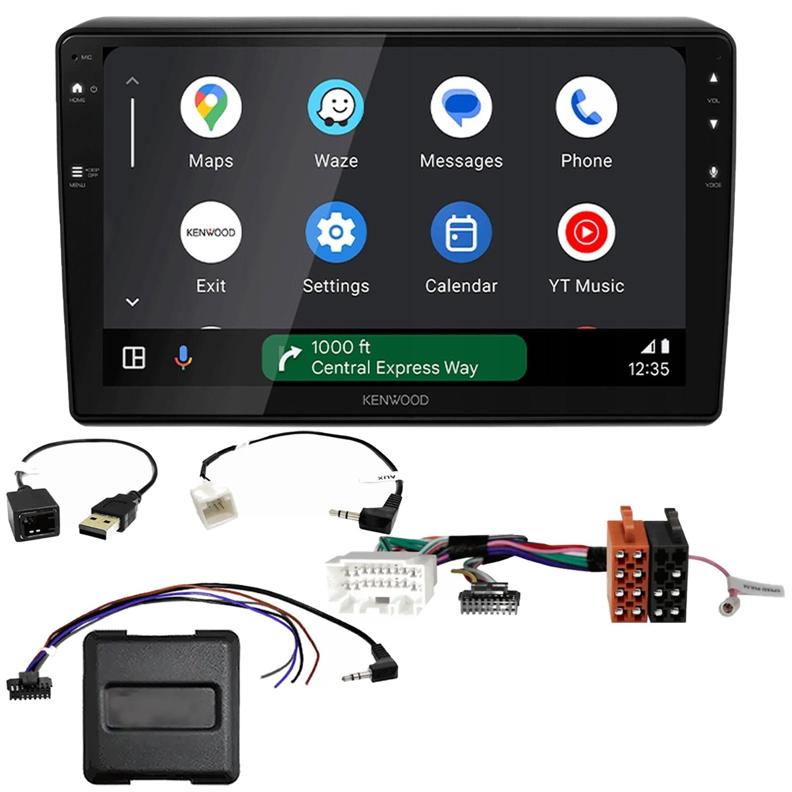 Kenwood 9" CarPlay Android Car Stereo Kit For Suzuki Swift 2018 Onwards Black