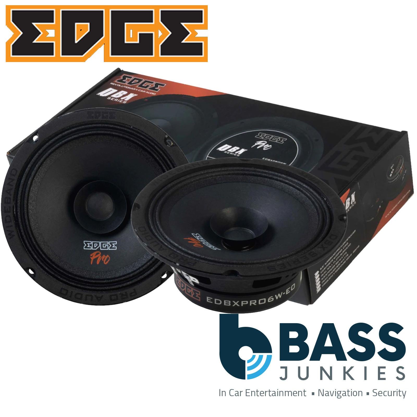EDGE EDBXPRO6W-E0 Extreme series 6 inch Car Midrange, Wideband Edition - Pair