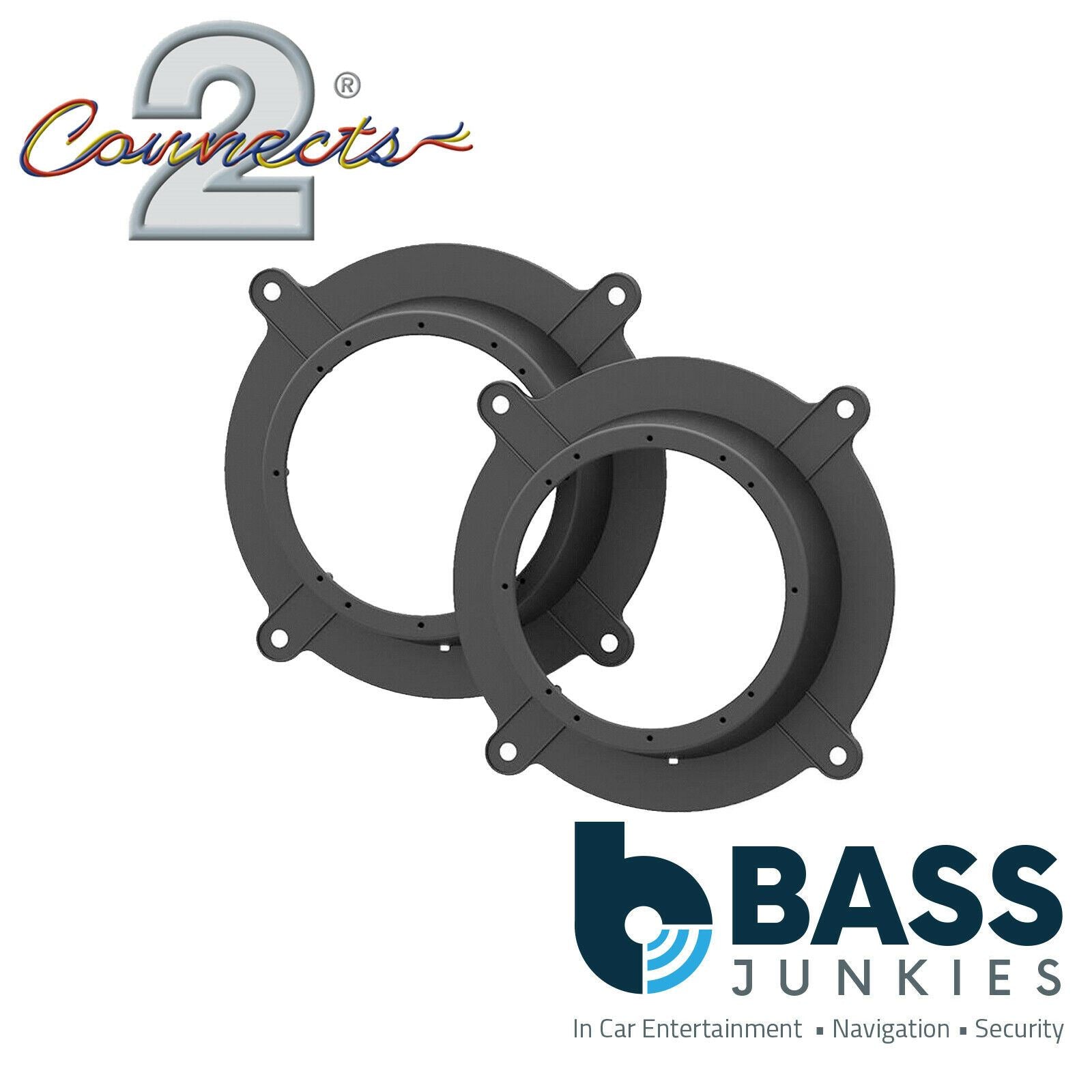 Connects2 CT25MZ03 - Mazda 6 CX-5 165mm 6.5" Front Door Car Speaker Adapter Brackets