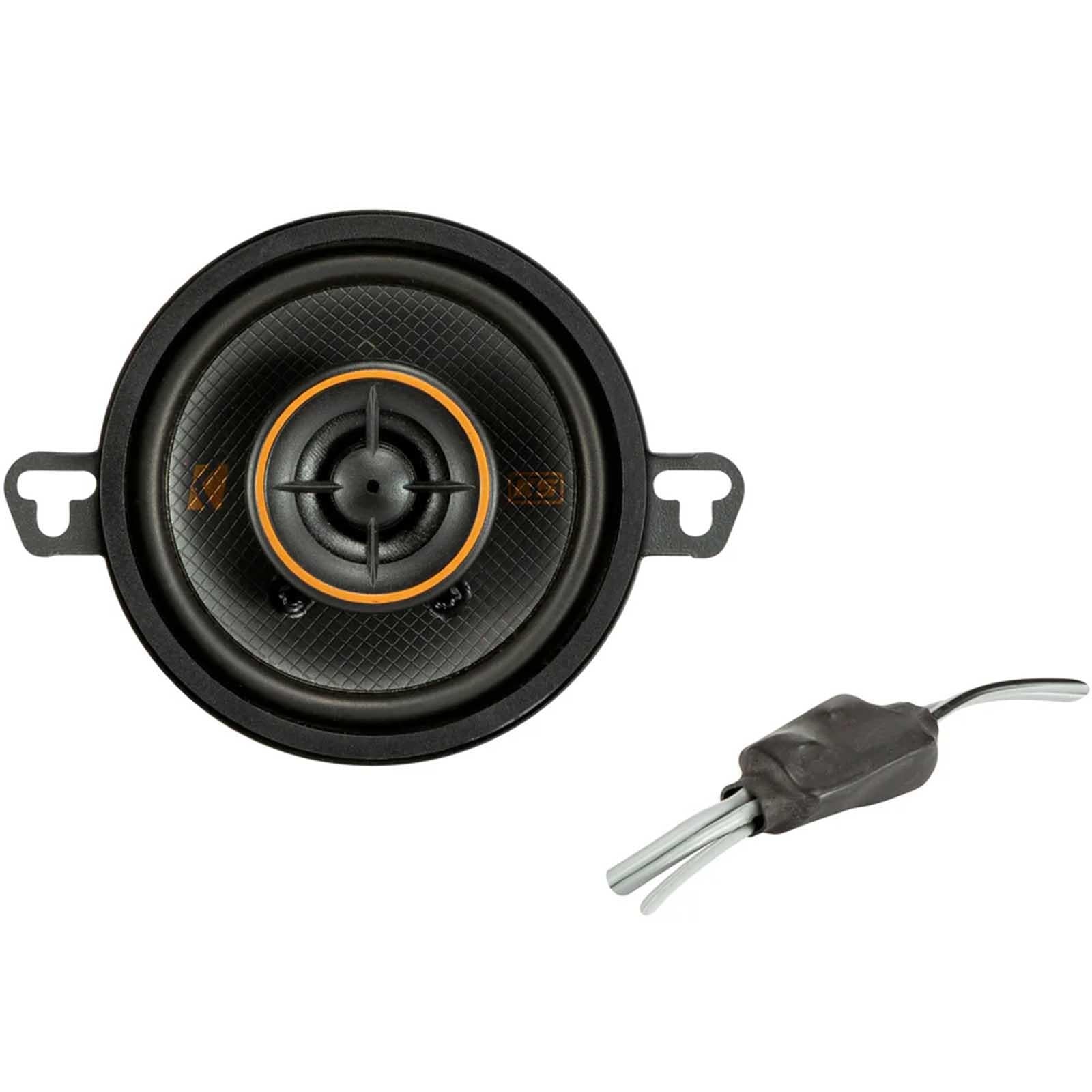 Kicker 51KSC3504 - 3.5" 100 Watts 2-Way Coaxial Factory Upgrade Car Speakers