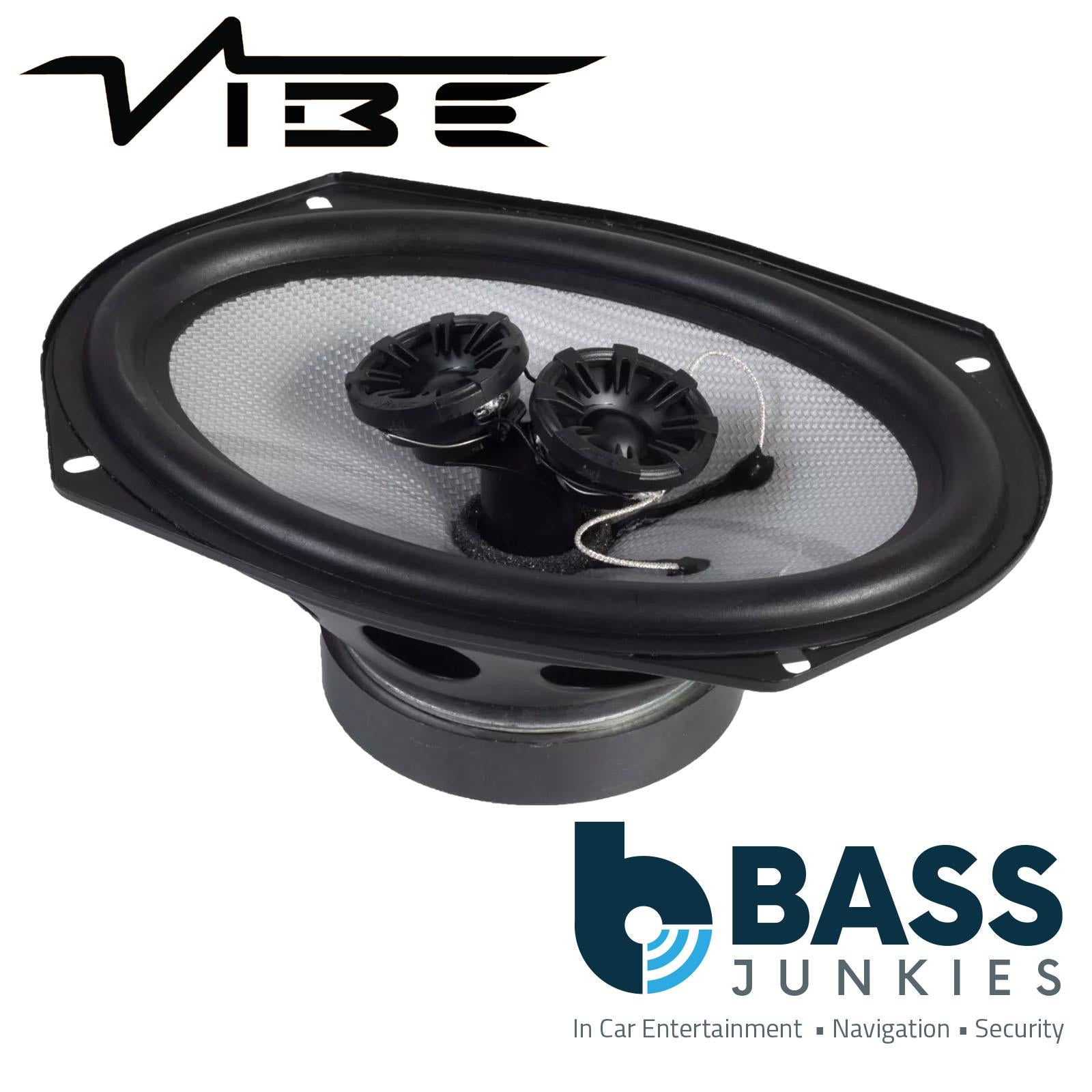 VIBE PULSE69-V3 6.9" 2-Way Car Coaxial Bass Door 300W Peak Power Speakers