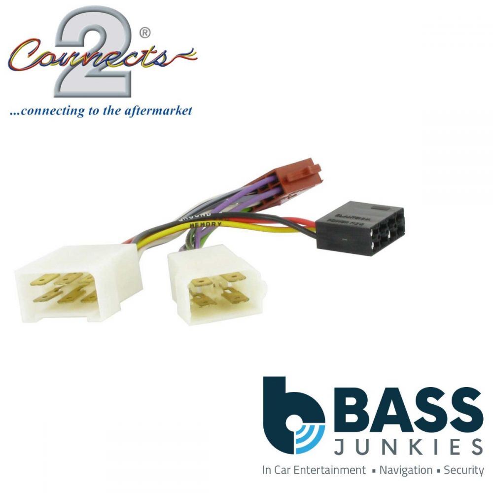 Connects2 CT20FT01 - FIAT Tipo / Tempra / Cinquecento 1993 Onwards Car Stereo Radio ISO Harness Adaptor Wiring