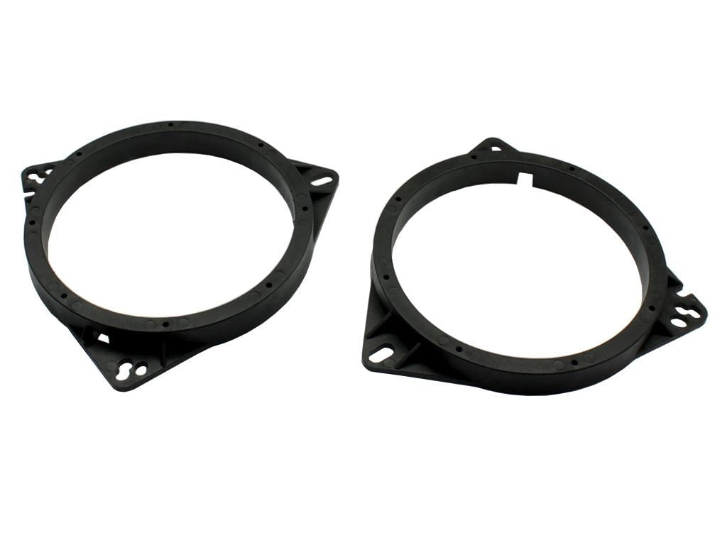 Connects2 CT25TY02 - Toyota Yaris Corolla Sienna Matrix 4Runner Venza Tacoma RAV4 Prius Corolla Highlander Avensis Auris 165mm 6.5" Front or Rear Car Speaker Adapter Brackets