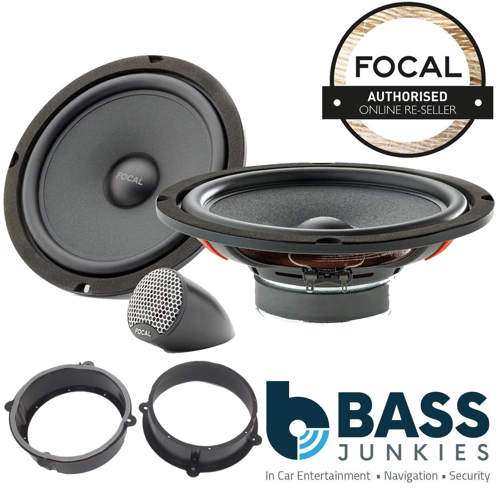 Audi Q7 (SL) 2005-2015 Focal 8" 320 Watts Front Door Car Speakers & Fitting Kit