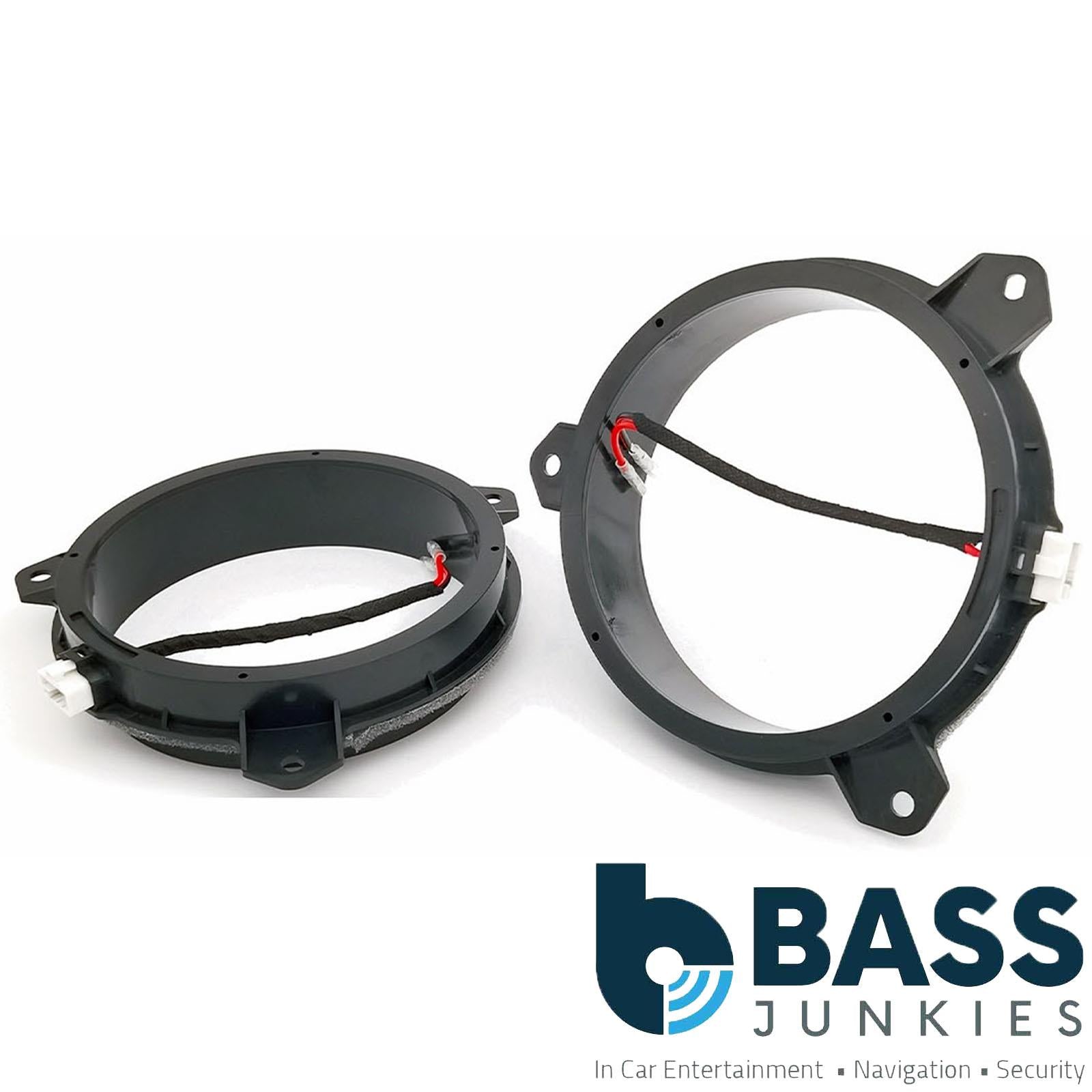 6.5" - 6.75" Direct-Fit Speaker Adapter Brackets for BYD SR 2013-2014