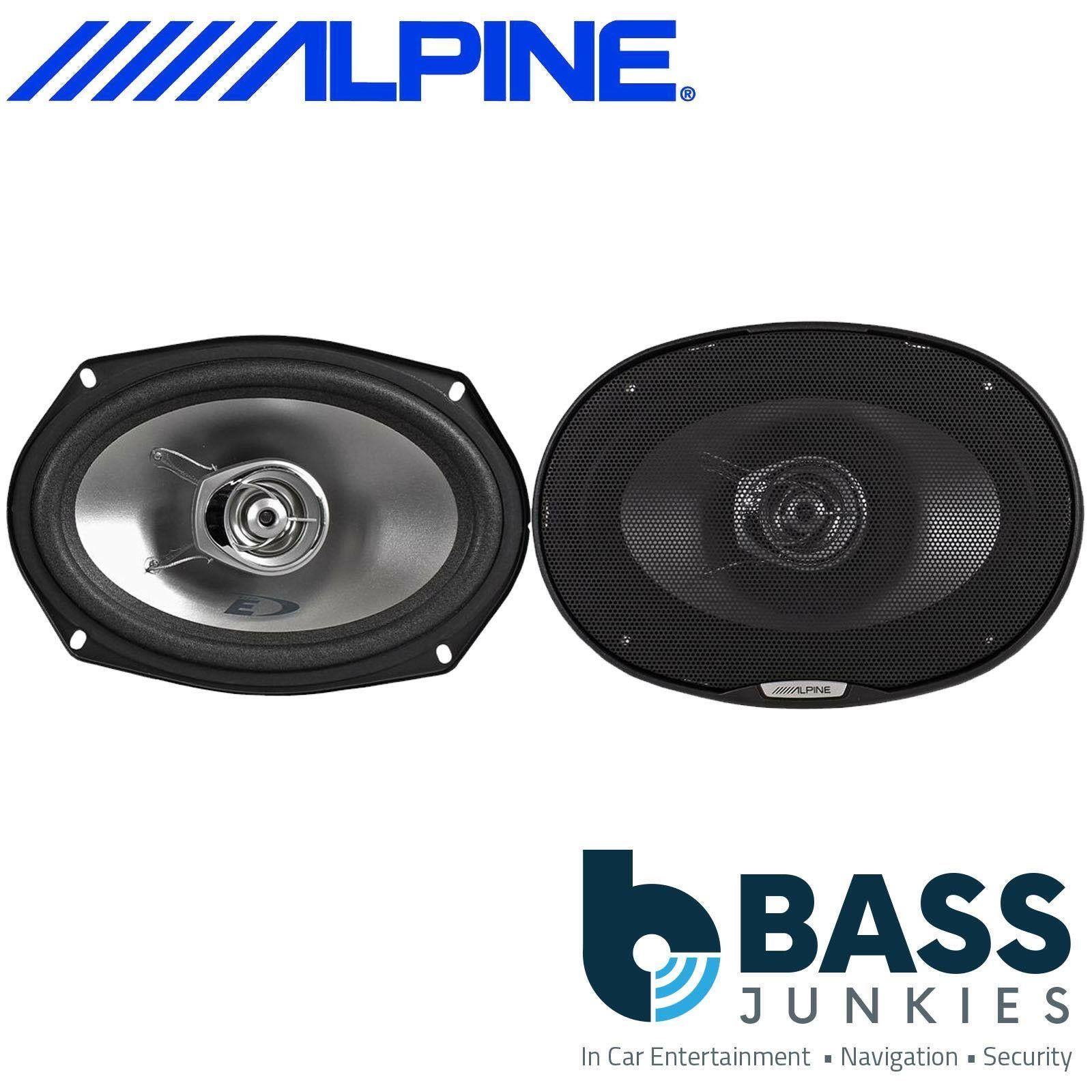 ALPINE 1000 Watts 12" Car Sub Bass Tube 6x9 Amplifier & Amp Kit Package