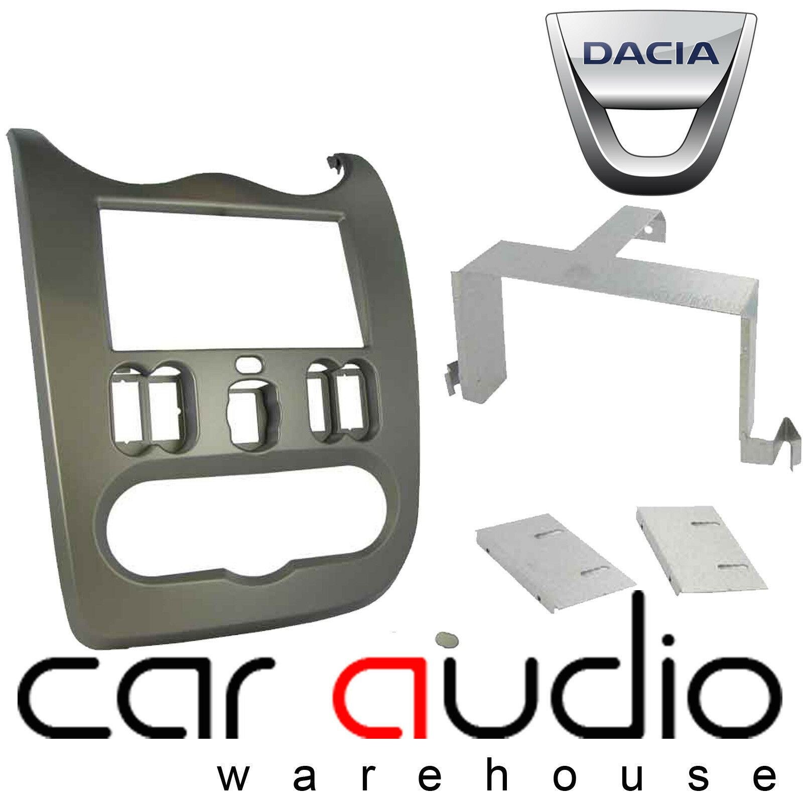 Connects2 CT23DC02 Dacia Car Stereo Double Din Fascia Panel & Cage Kit