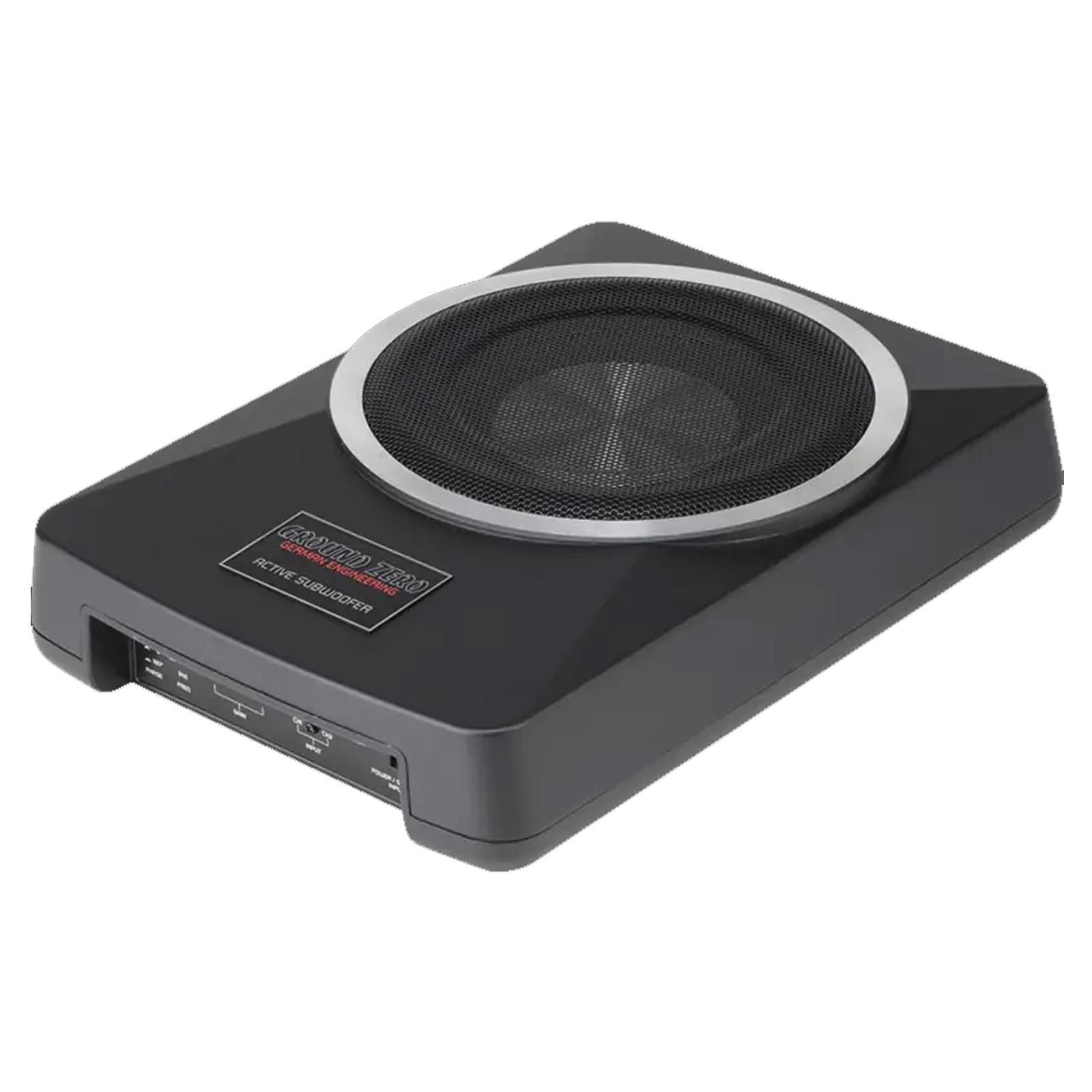 GROUNDZERO GZUB 800XACTII - 8" 20cm 180 Watts Active Underseat Car Sub