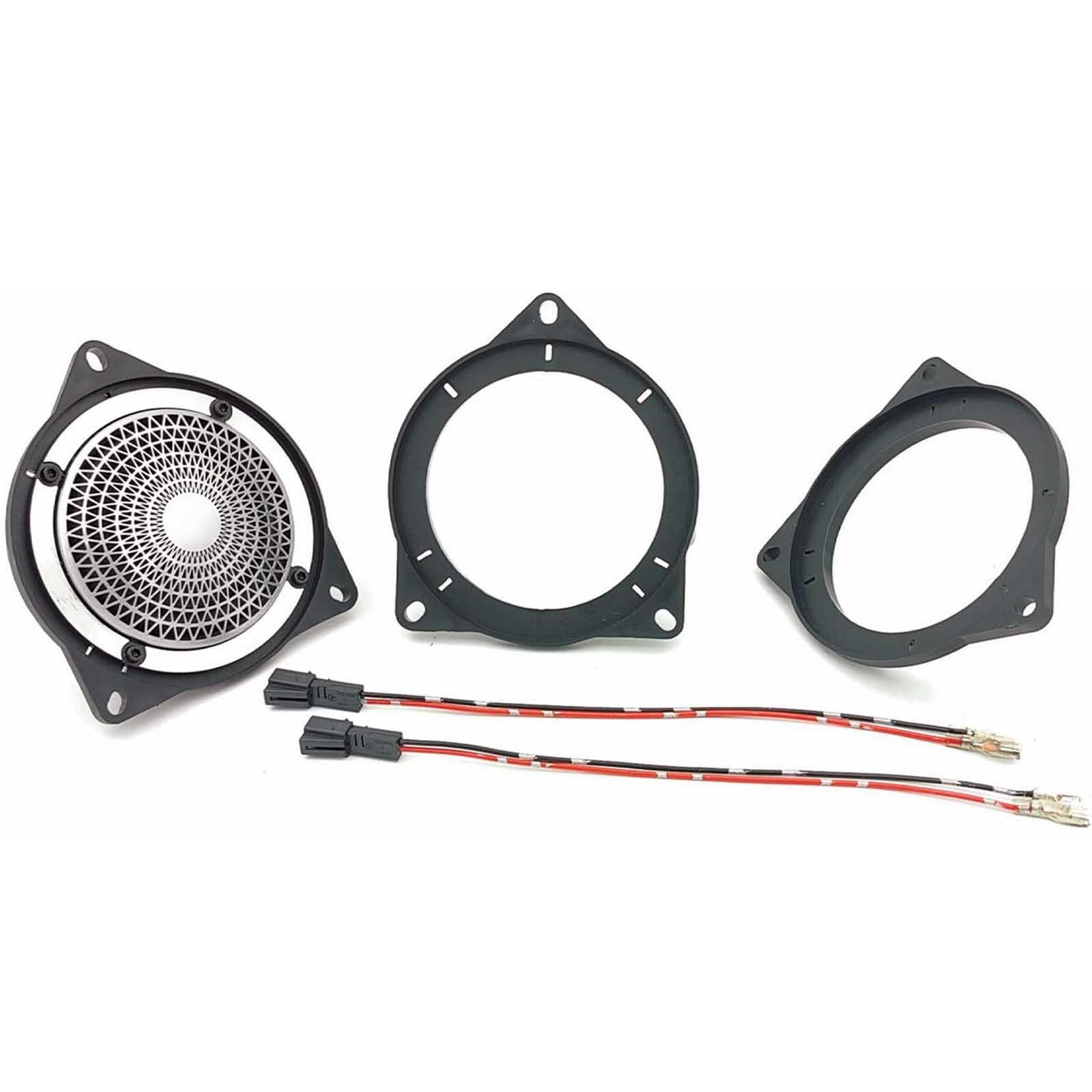 3" - 3.5" Direct-Fit Speaker Adapter Brackets for Select Tesla Vehicles
