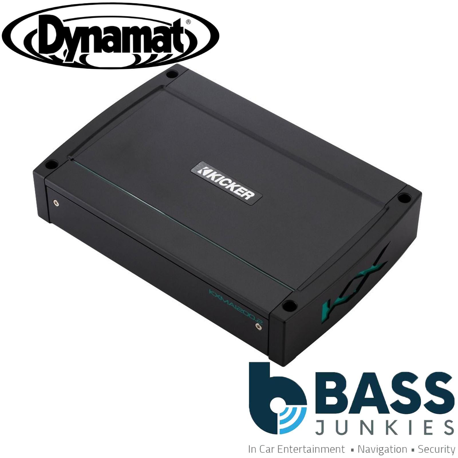 Kicker KA48KXMA12002 - 1200W 2-Channel Class D Marine Amp Amplifier