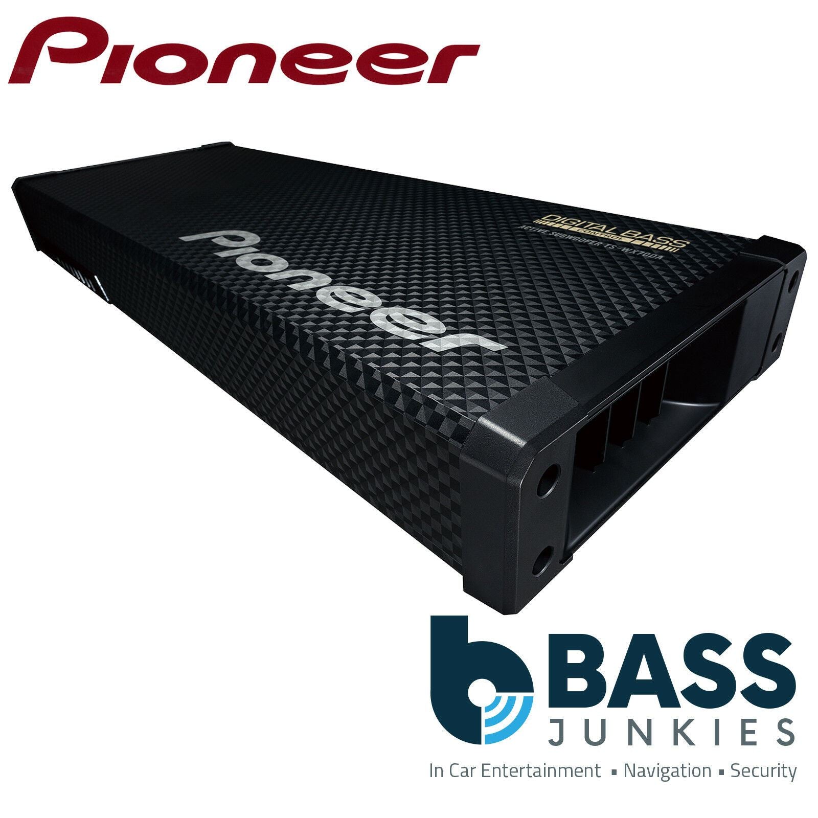 Pioneer TS-WX70DA Class-D 200 Watts Digital Bass Control Active Sub Subwoofer