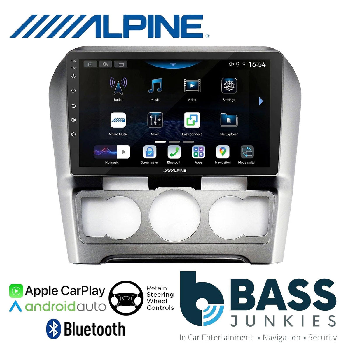 Alpine 9" CarPlay Android Car Stereo Kit For Citroen C4 C-QUATRE Auto AC 15-18