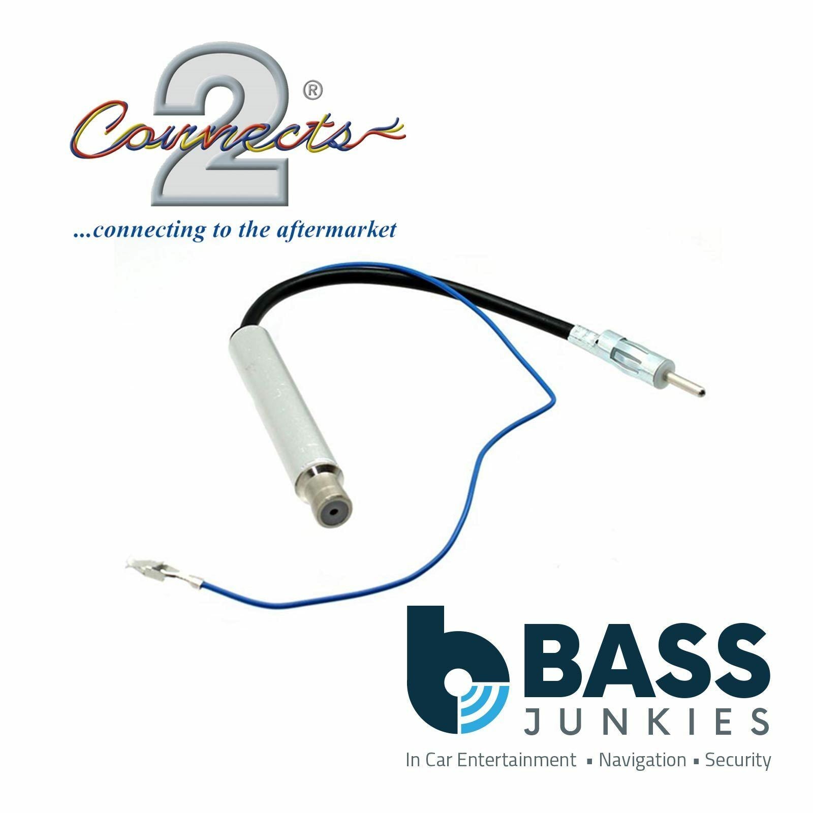 Connects2 CT27AA08 Seat Cordoba 94-06 Amplified Booster ISO Car Aerial Antenna