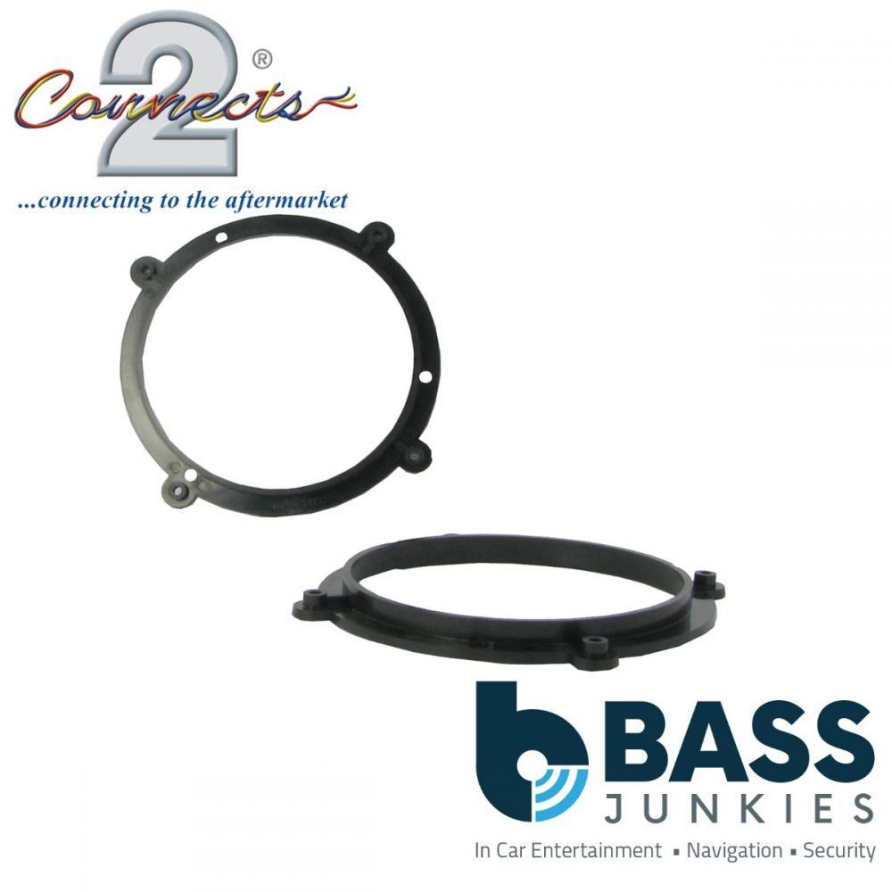 Connects2 CT25AU01 - Audi A3 Front Door 130mm 13cm 5.25" Car Speaker Adapter Brackets
