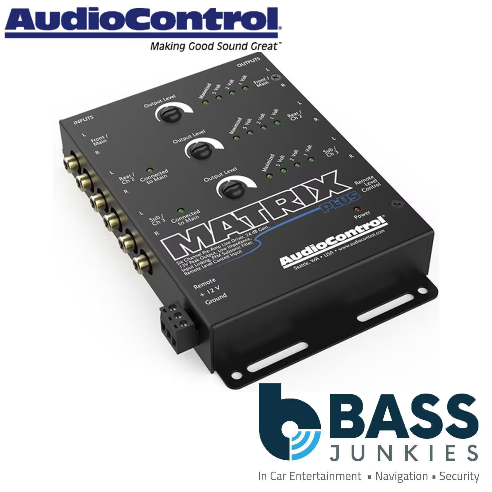 AudioControl Matrix Plus 6-Channel Preamp Line Driver with Remote Level Option