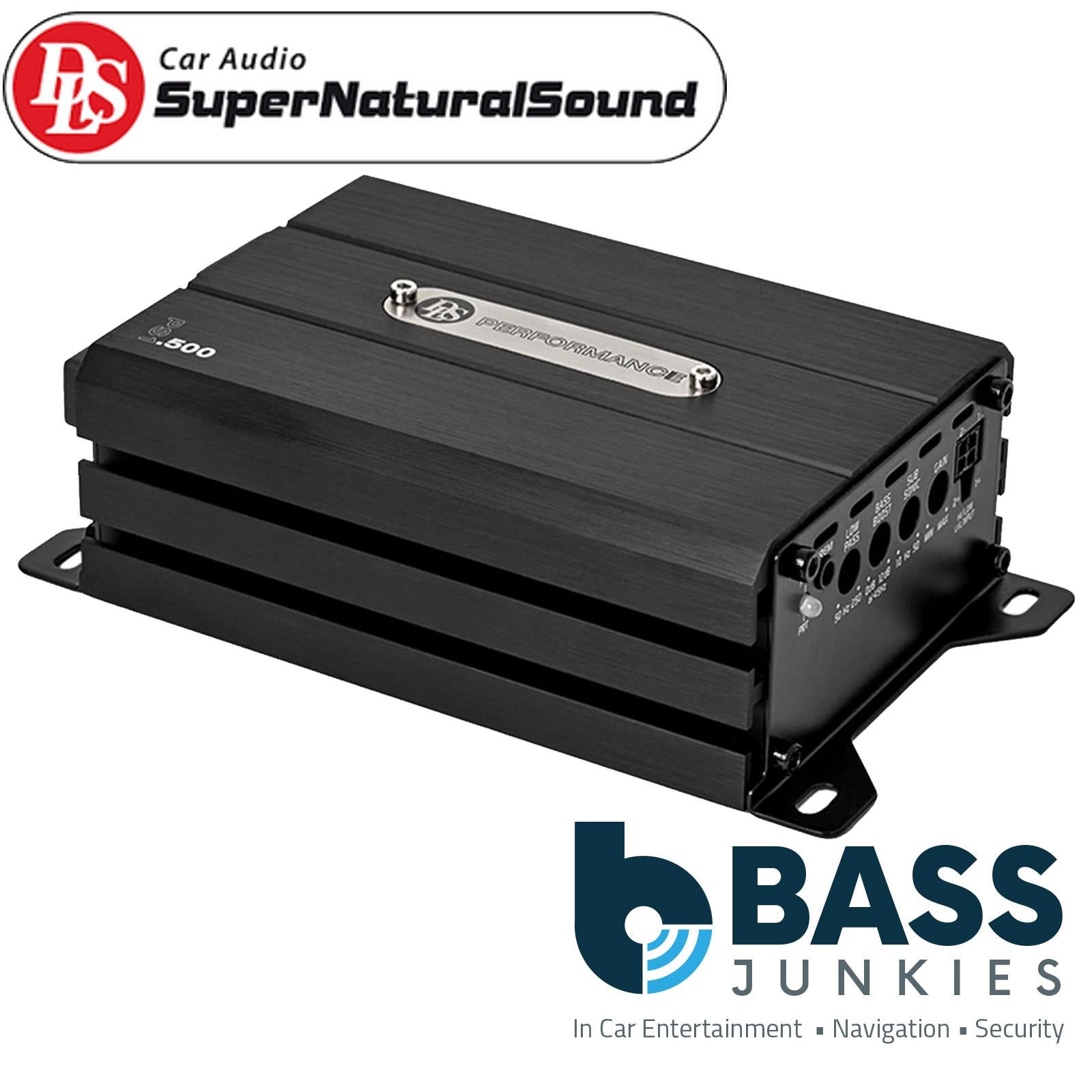 DLS PS1.500 - Slim Micro Mono Amplifier 500 Watts RMS Class D Car Sub Amplifier
